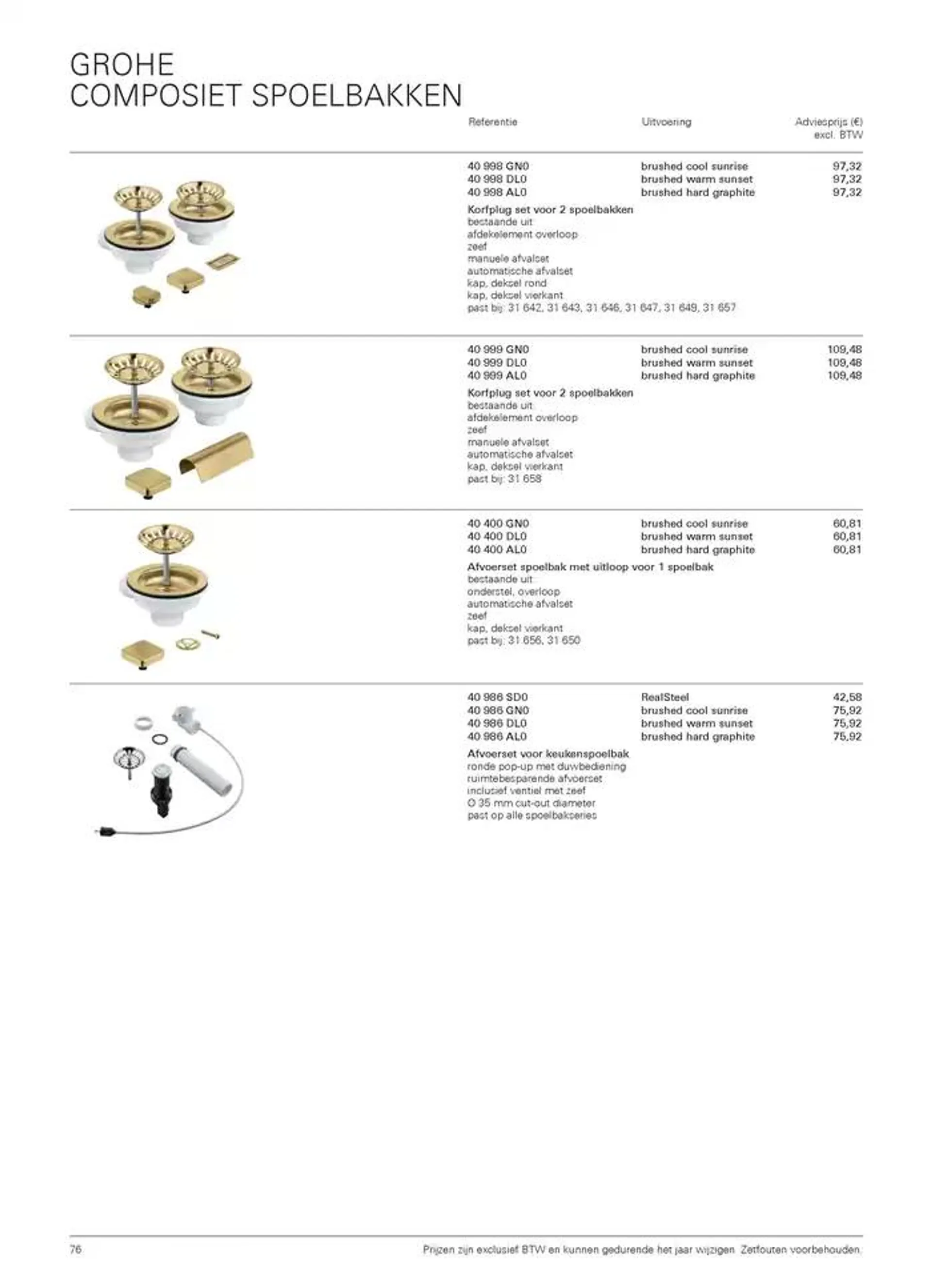 Catalogus Keuken van 16 oktober tot 31 december 2024 - folder pagina 76