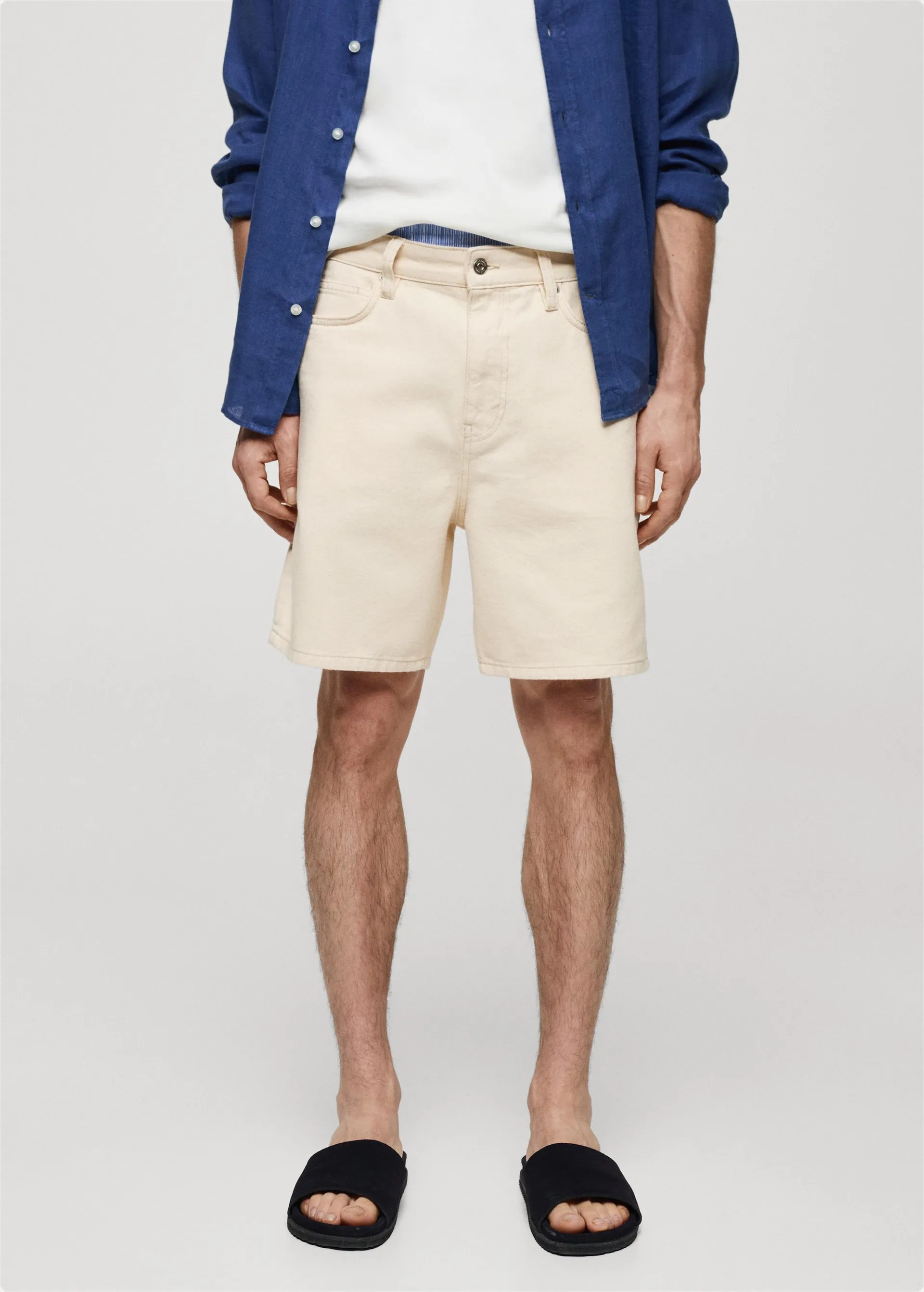 Bermudas denim regular fit