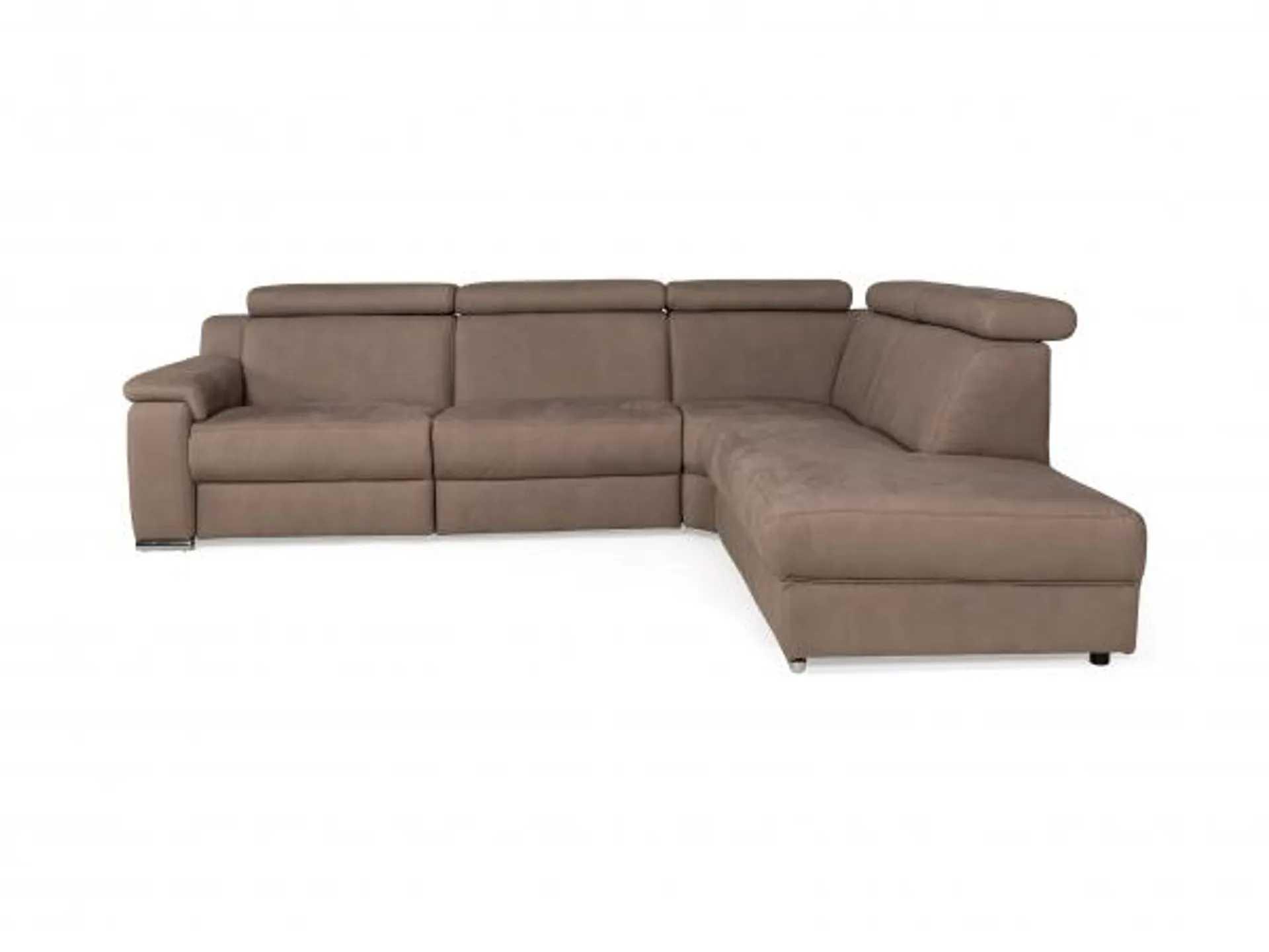 Hoeksalon PANENKA met relax - Bacif Taupe