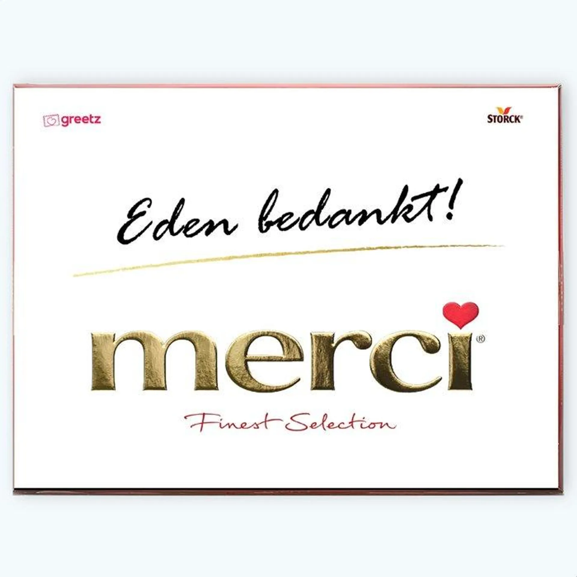 Merci | Bedankt met eigen naam | 675g