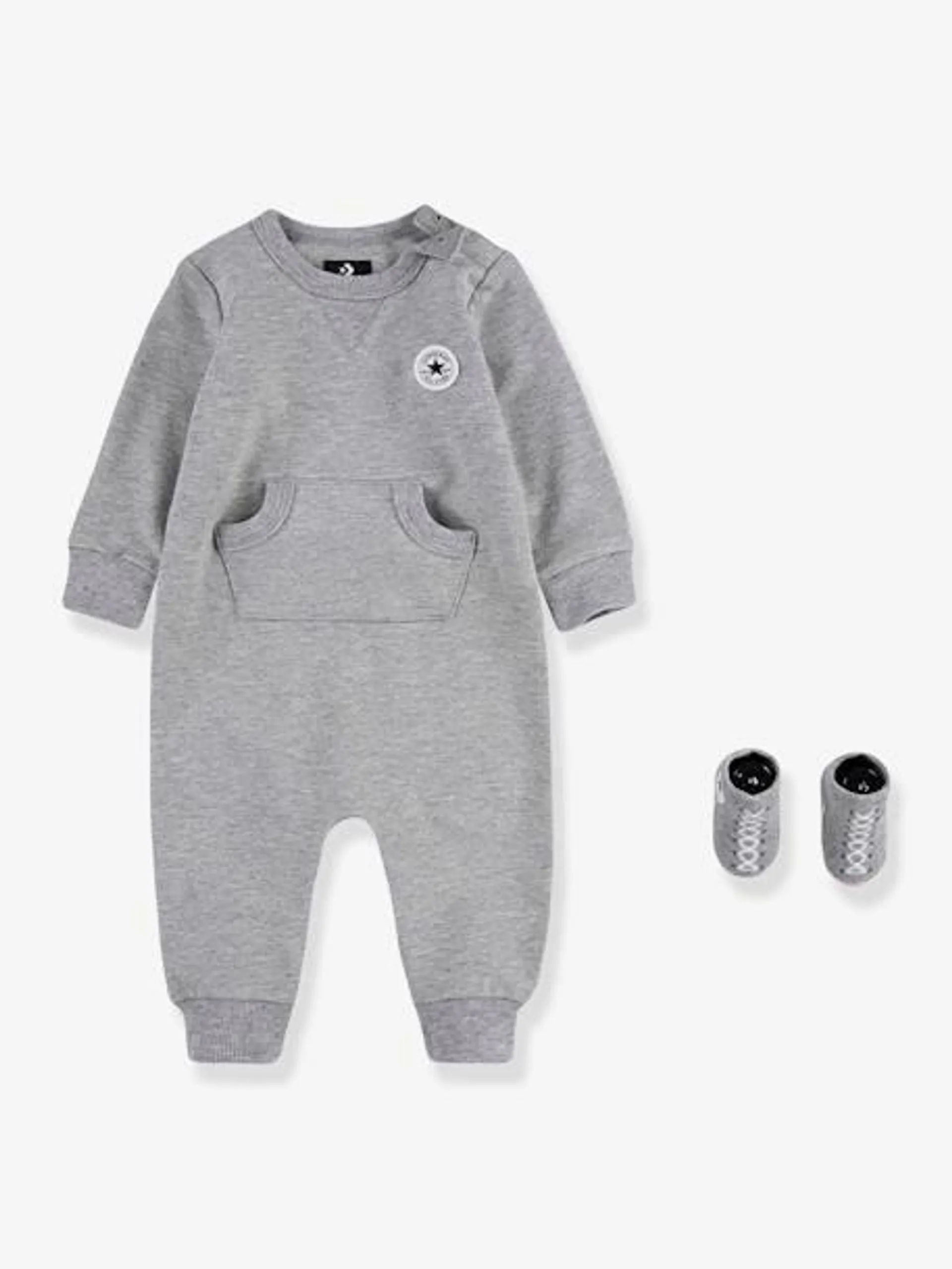 Set 2 pièces combinaison + chaussettes Lil Chuck CONVERSE - gris