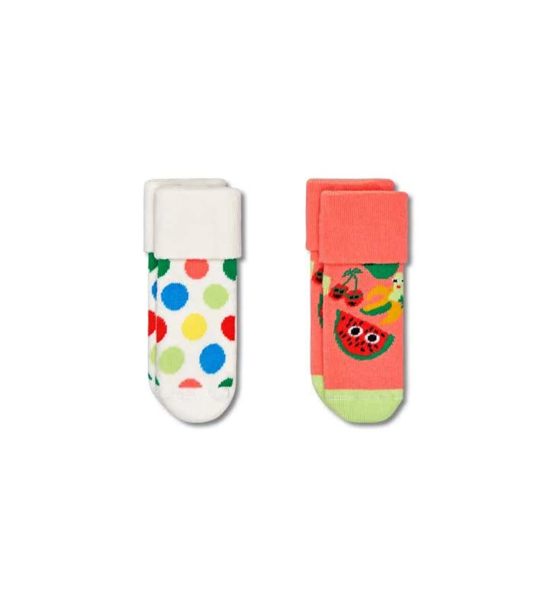 2-Pack Kids Fruit Mix Terry Socks