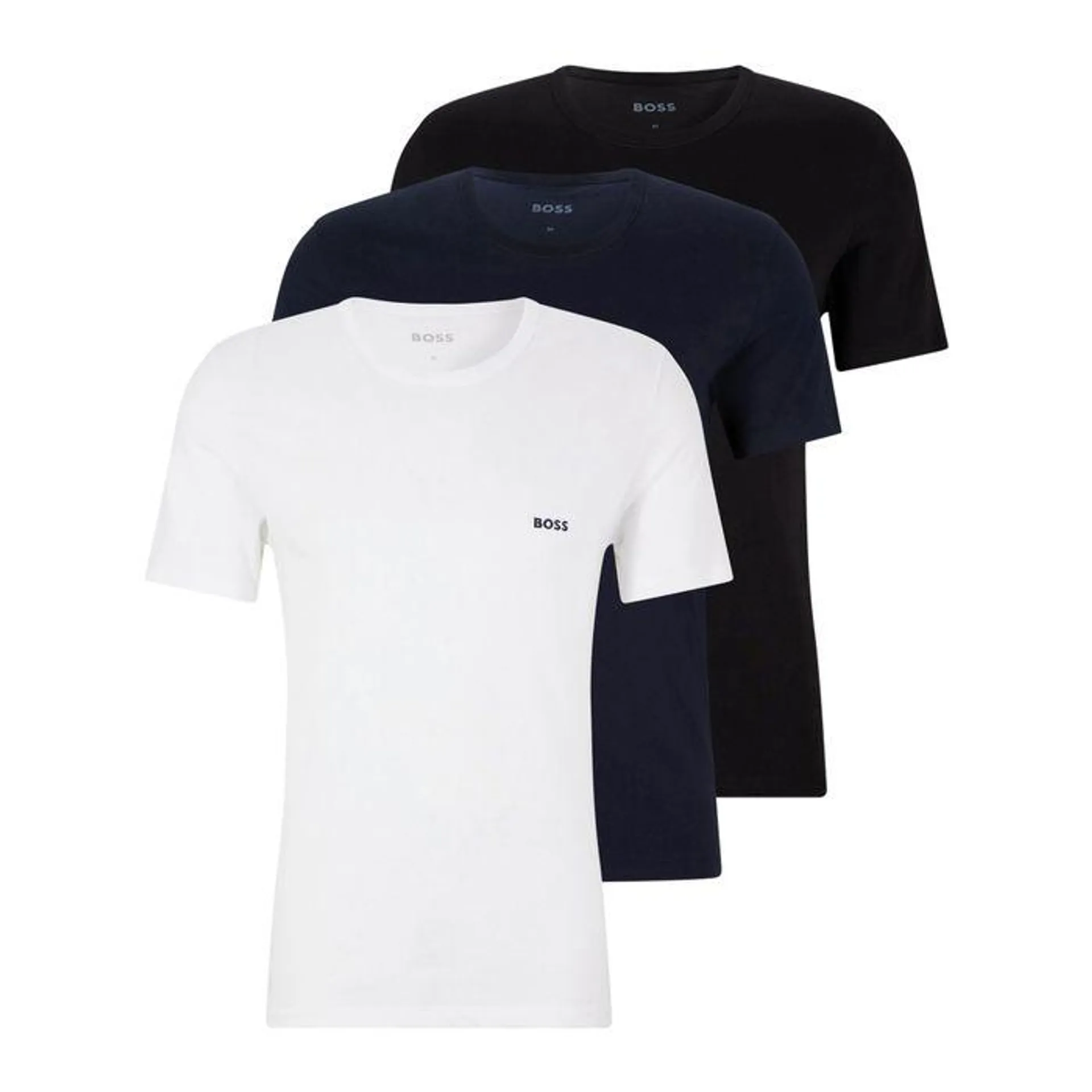 Classic Crew Neck T-shirt Heren (3-pack)