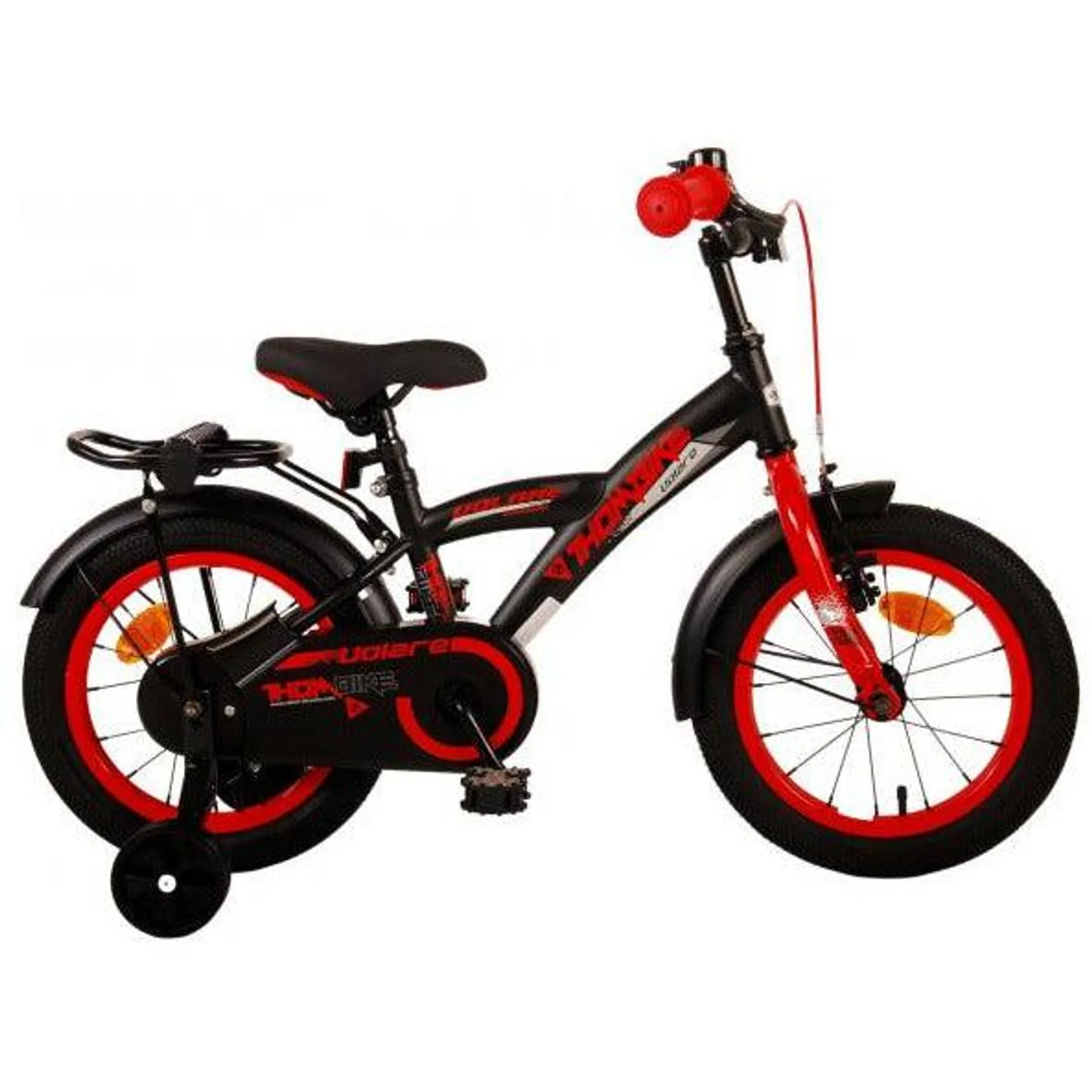 Volare Thombike Kinderfiets - Jongens - 14 inch - Zwart Rood