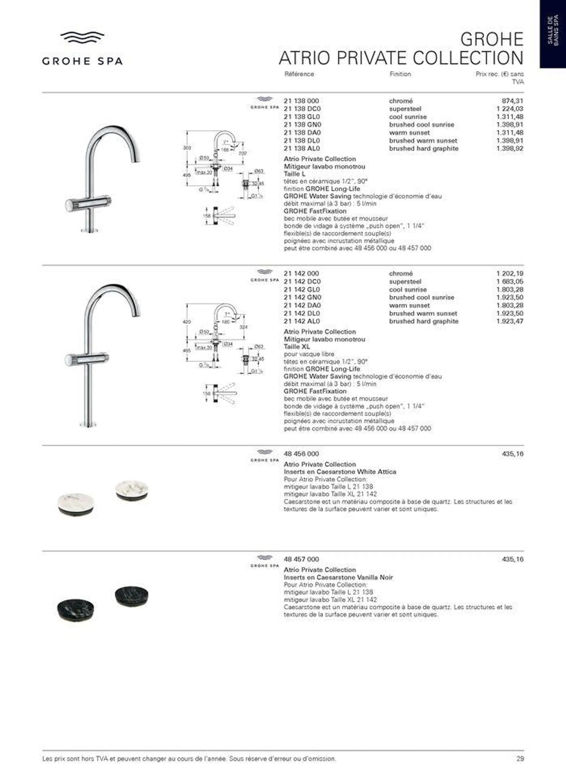 CATALOGUE 2024 van 2 februari tot 31 januari 2025 - folder pagina 29