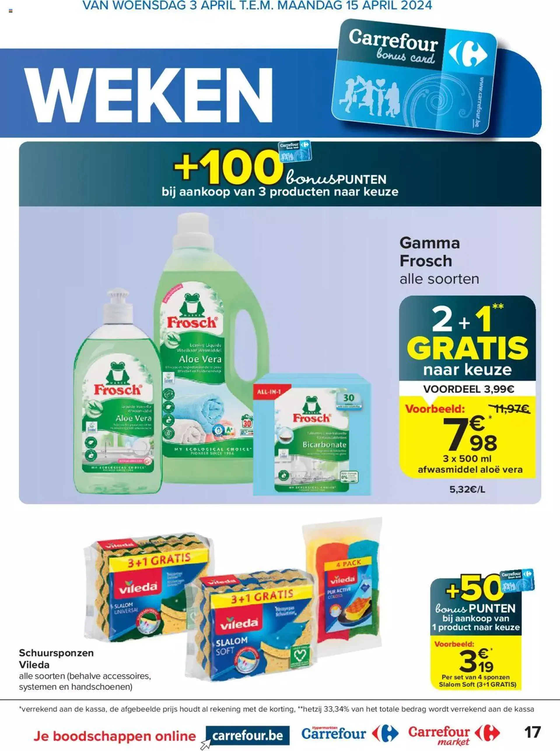 Carrefour Special Bonus Punten van 15 april tot 31 december 2024 - folder pagina 17