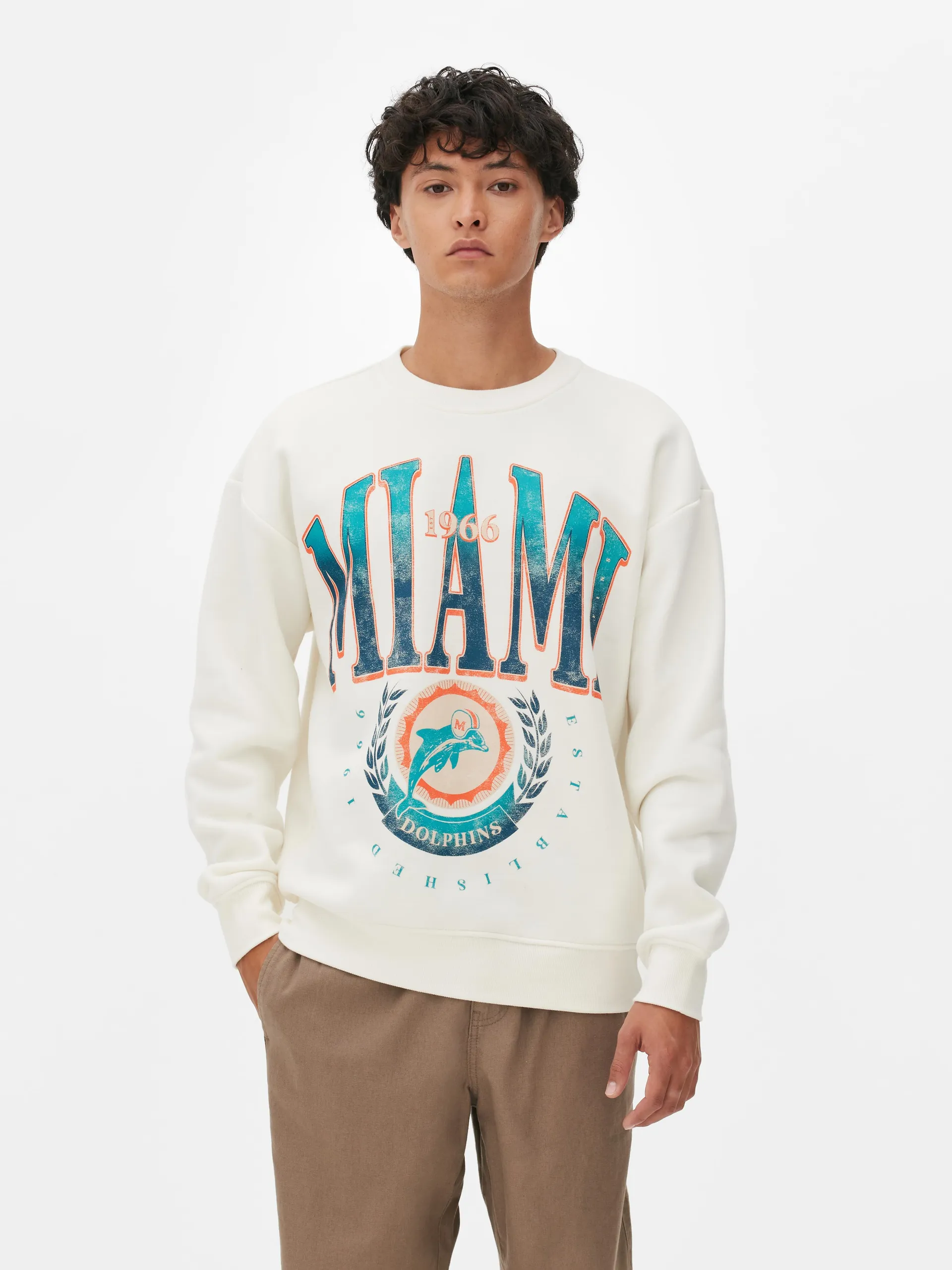 Sweat-shirt graphique NFL Miami Dolphins