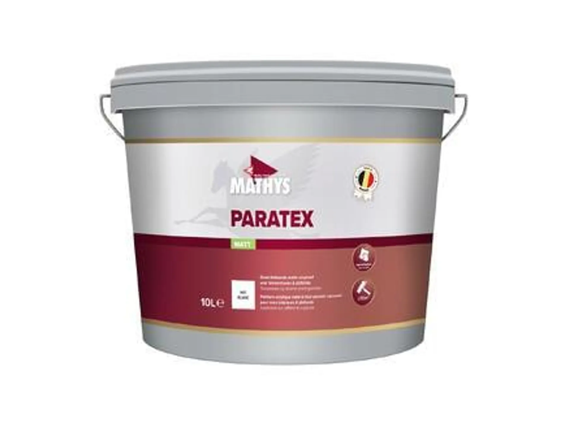 Mathys Paratex professionele muur- en plafondverf 10l mat wit