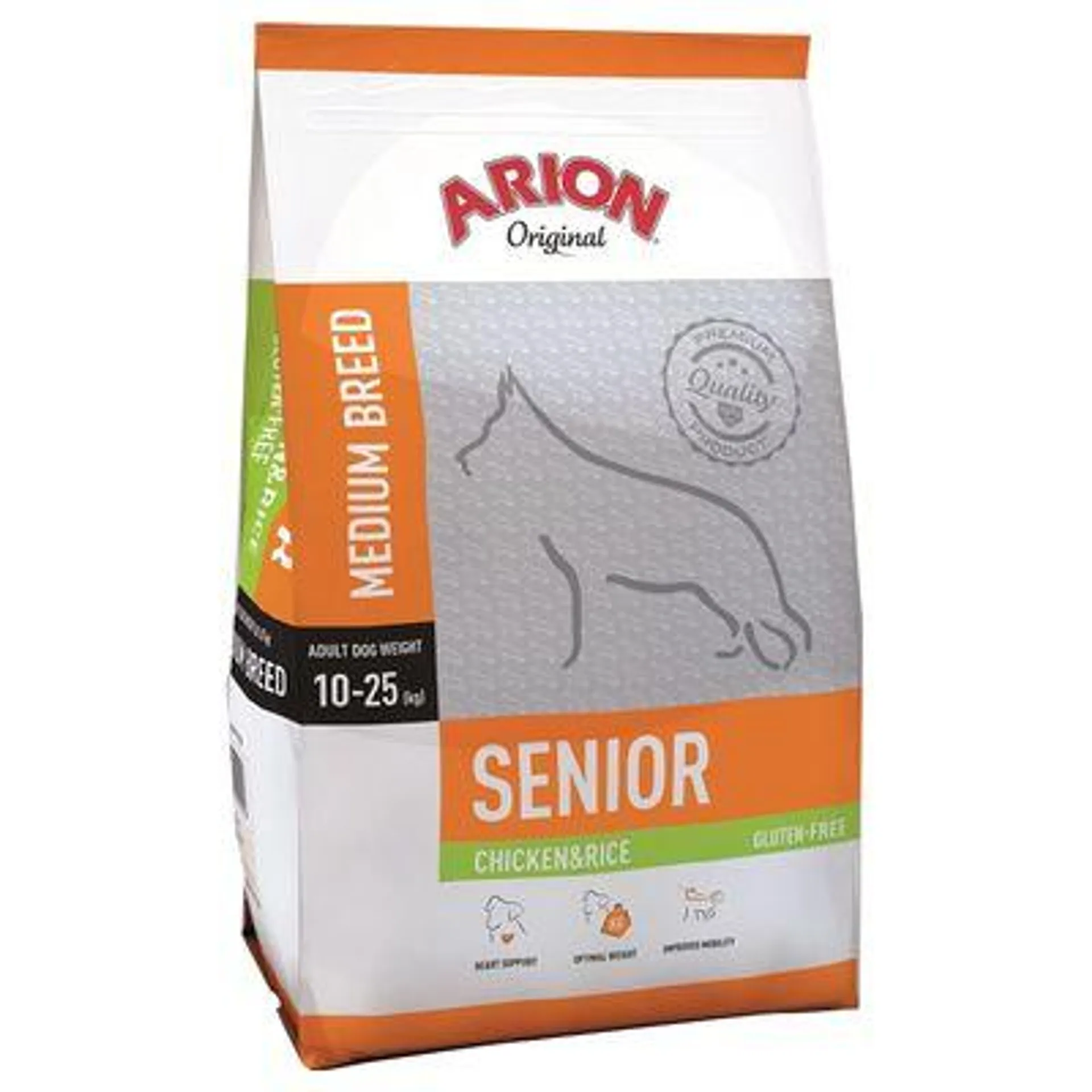 Arion Original Senior Medium Breed poulet, riz