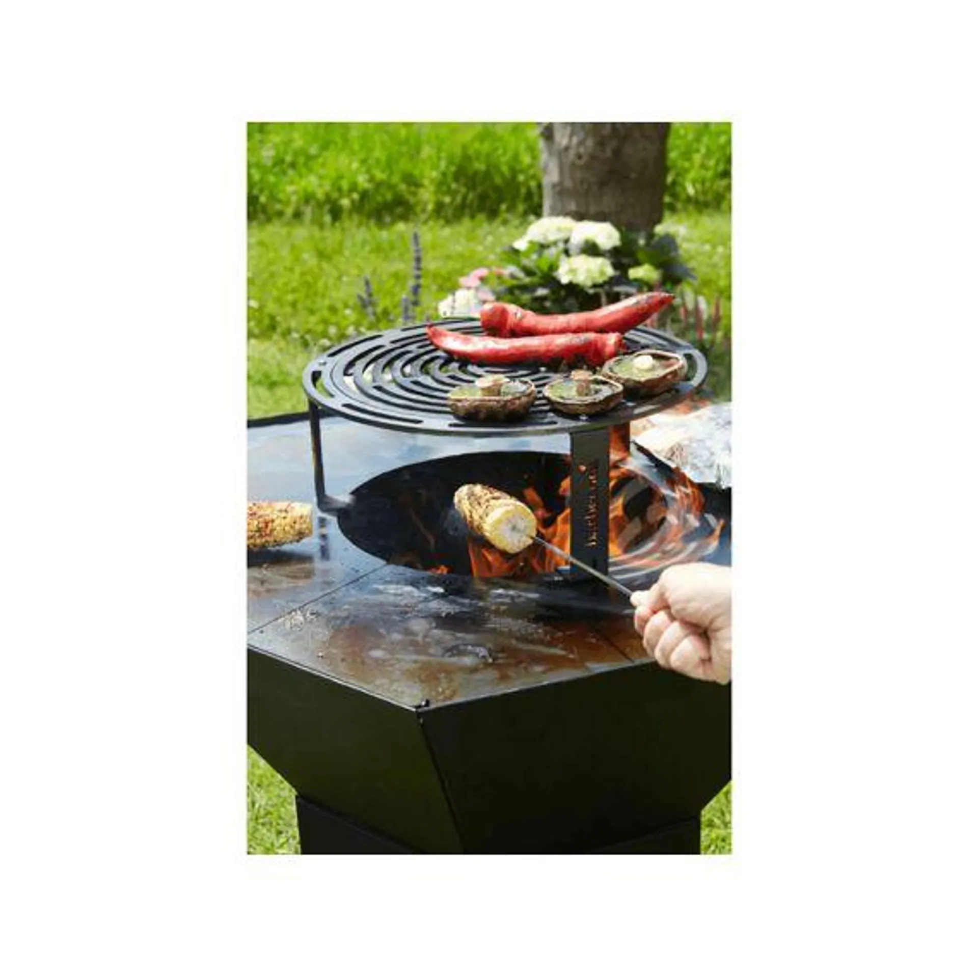 Barbecook Promo Nestor Cortenstaal + Dynamic Centre Stand