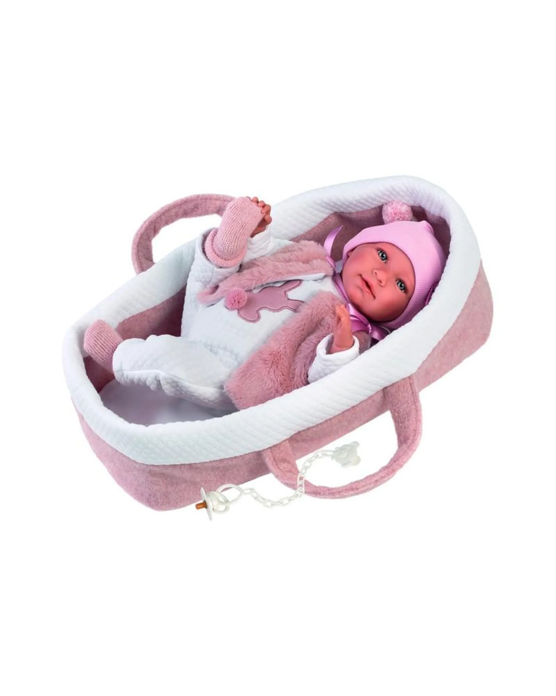 BEBE MIMI 42CM SONORE + COUFFIN