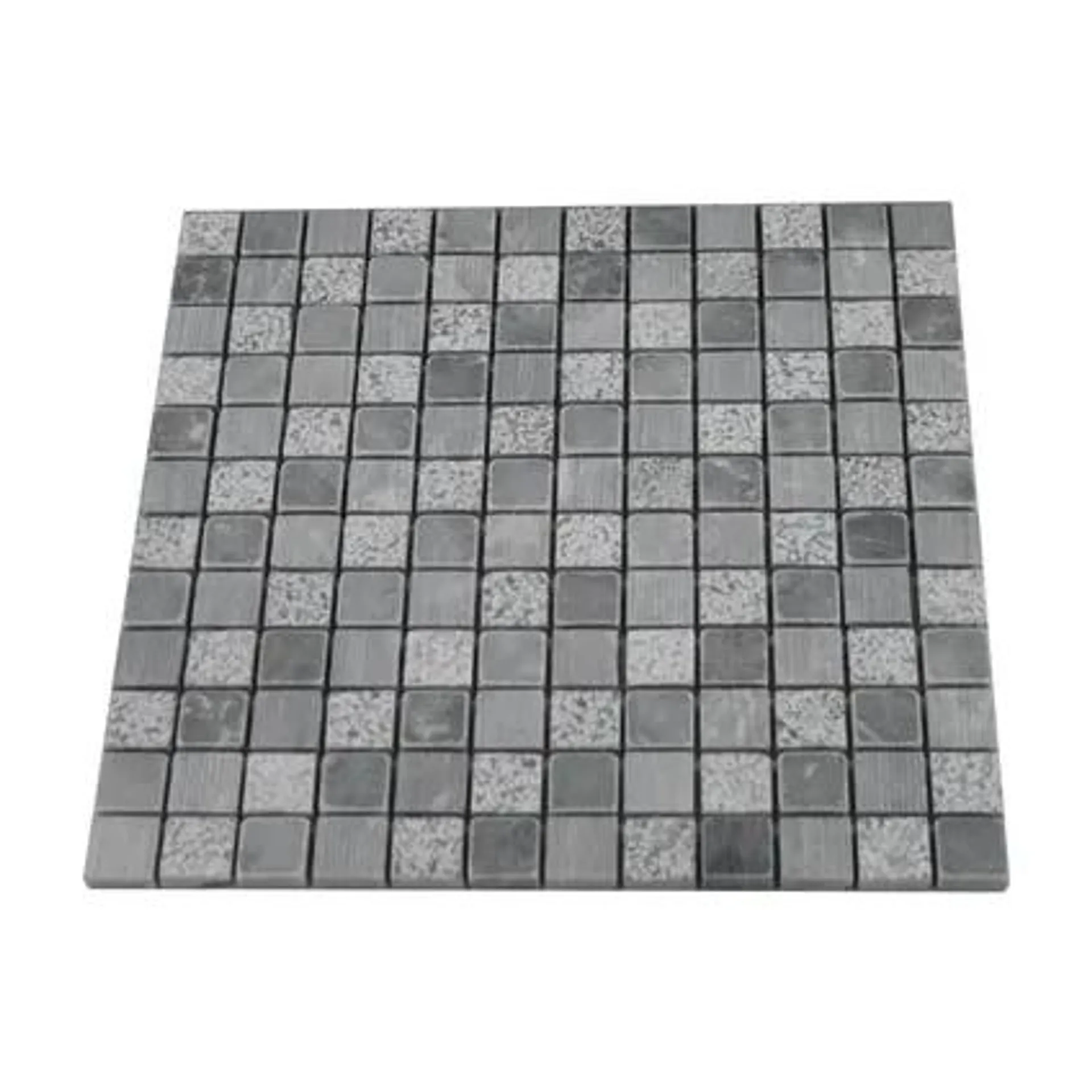Carrelage en mosaïque Progetto Stone grey 30x30cm 0,09m²