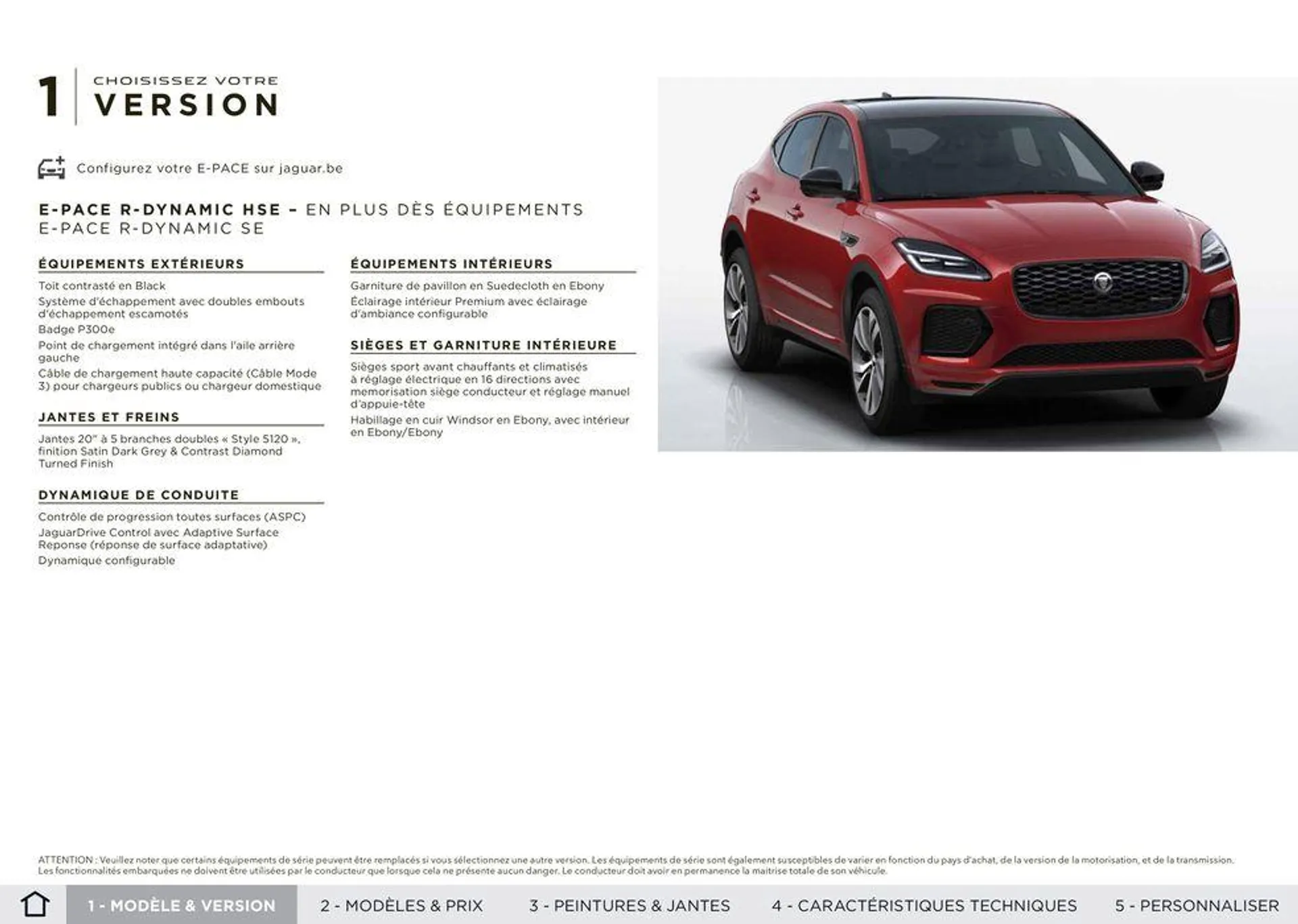 E-PACE van 5 oktober tot 5 oktober 2024 - folder pagina 7