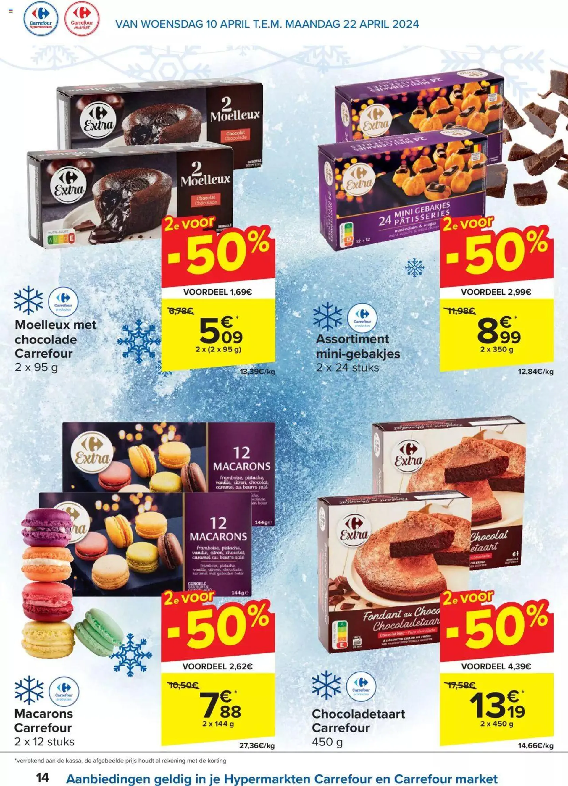 Carrefour Diepvries-special van 22 april tot 31 december 2024 - folder pagina 14