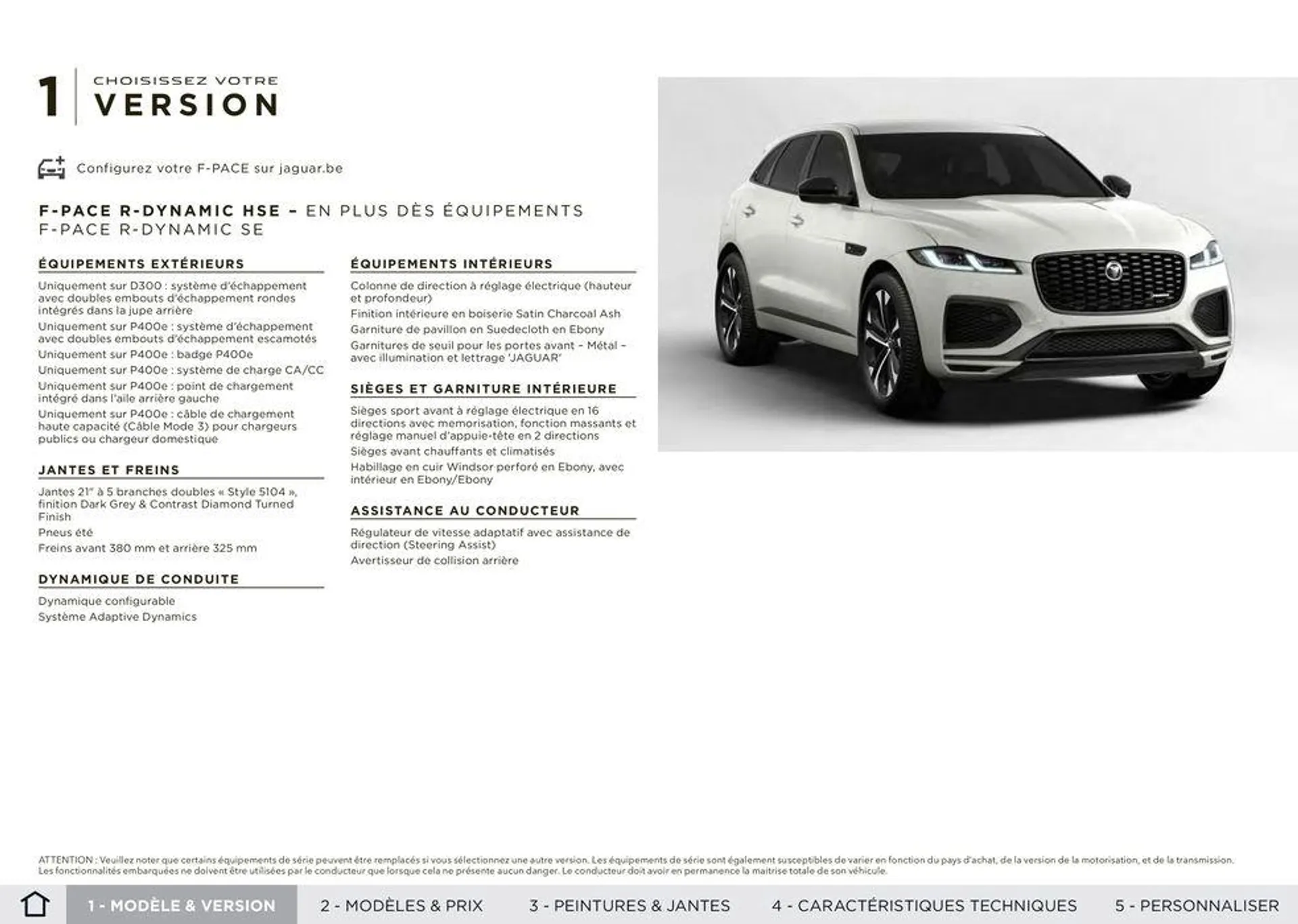 F-PACE van 5 oktober tot 5 oktober 2024 - folder pagina 7