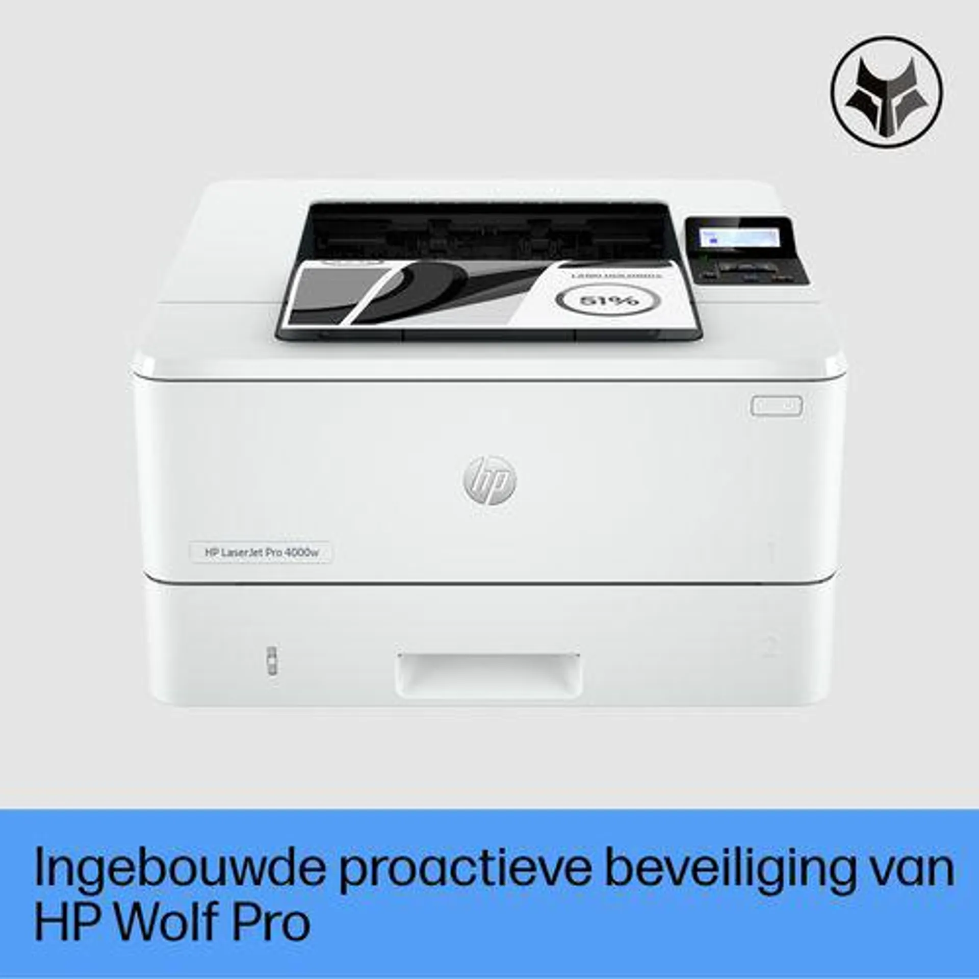 HP LaserJet Pro 4002dw printer, Zwart-wit, Printer voor Kleine en middelgrote ondernemingen, Print,
