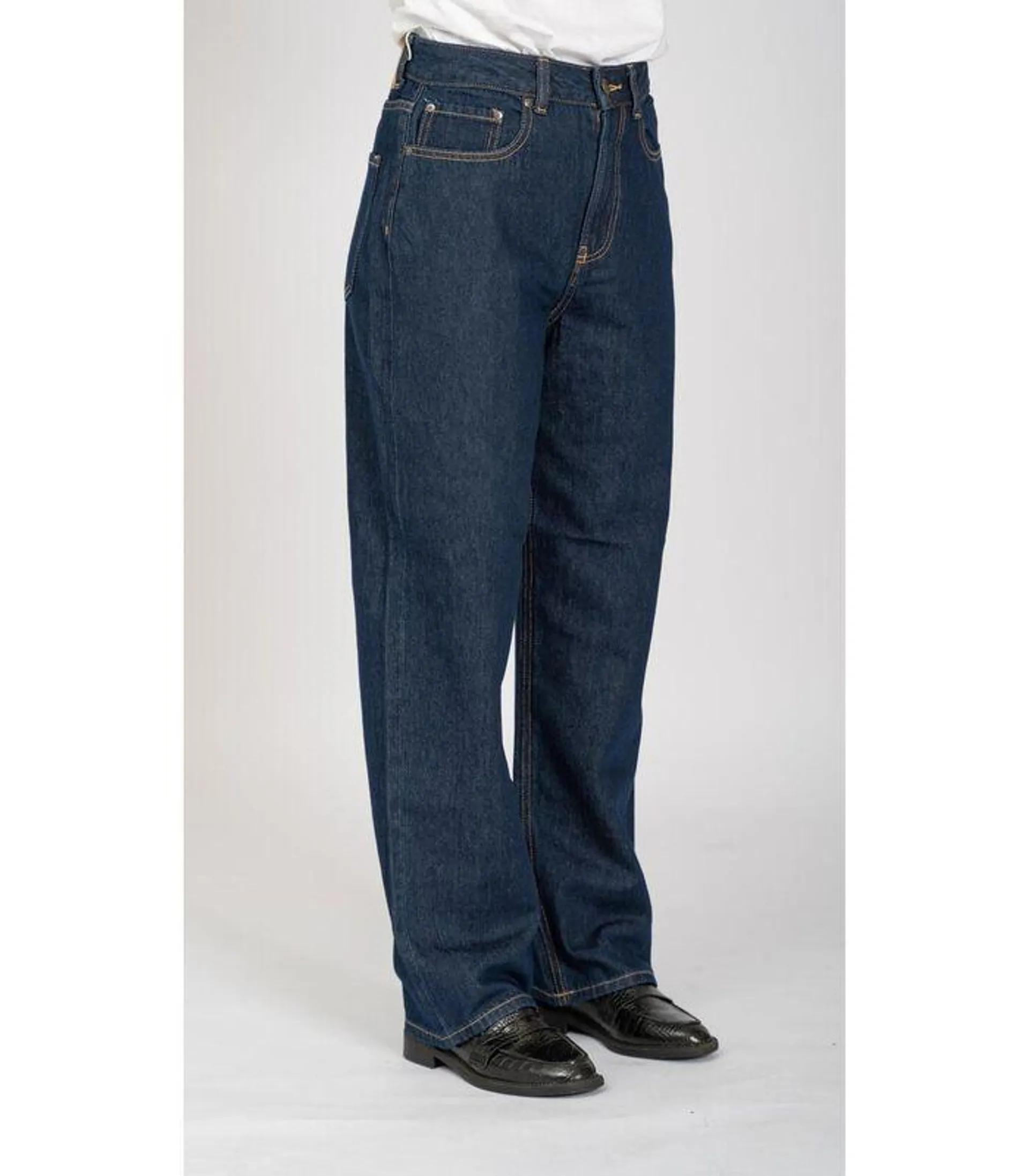 De Originele Performance Losse Jeans - Donkerblauwe Denim