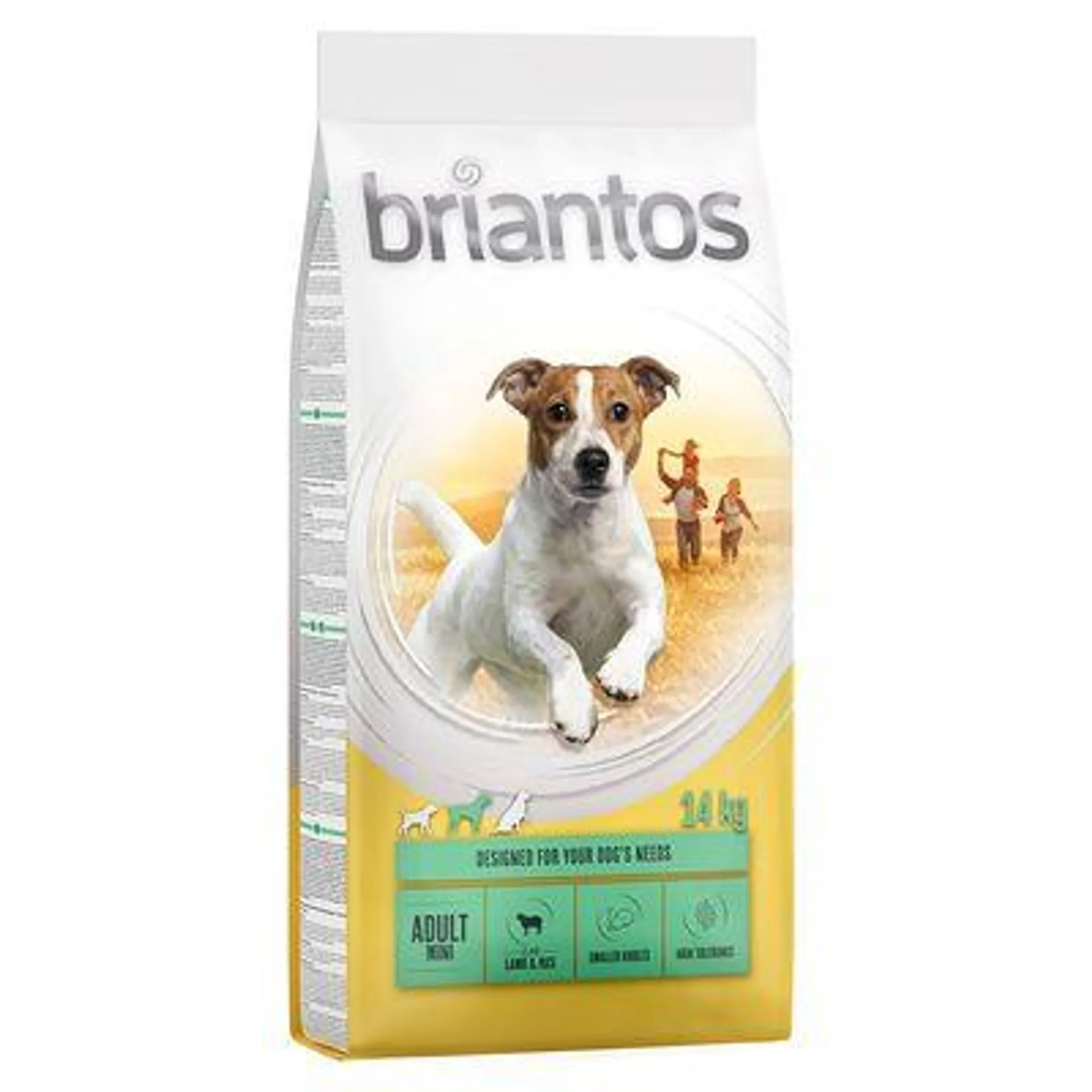 Croquettes Briantos Adult Mini 11 kg ou 13 kg pour chien + 1 kg offert !