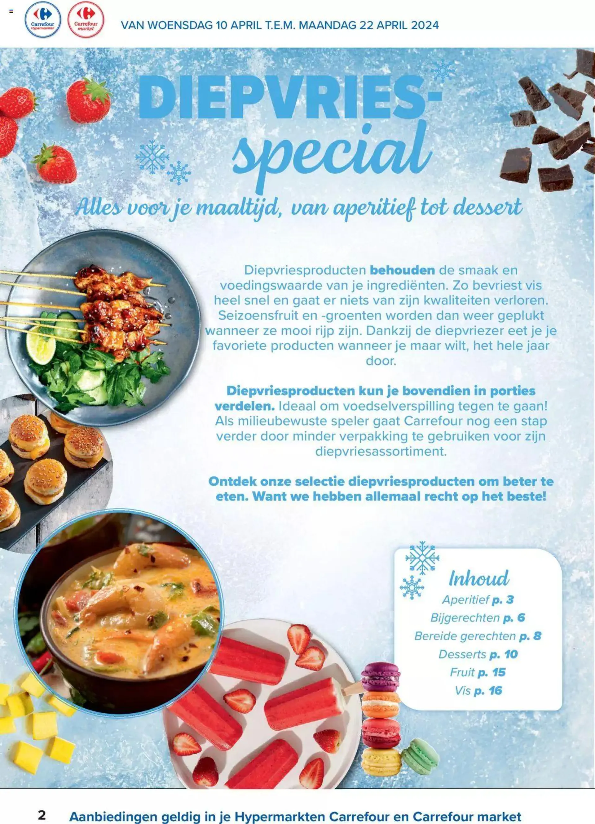 Carrefour Diepvries-special van 22 april tot 31 december 2024 - folder pagina 2