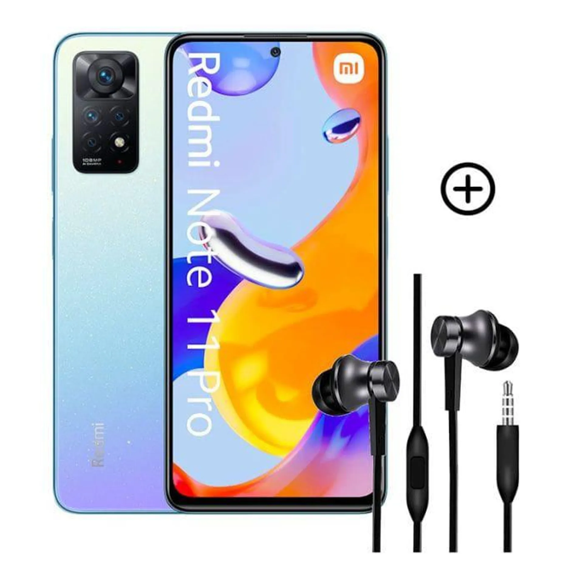 Smartphone XIAOMI REDMI NOTE 11 PRO 5G 128Go Bleu + Coque & Écouteurs