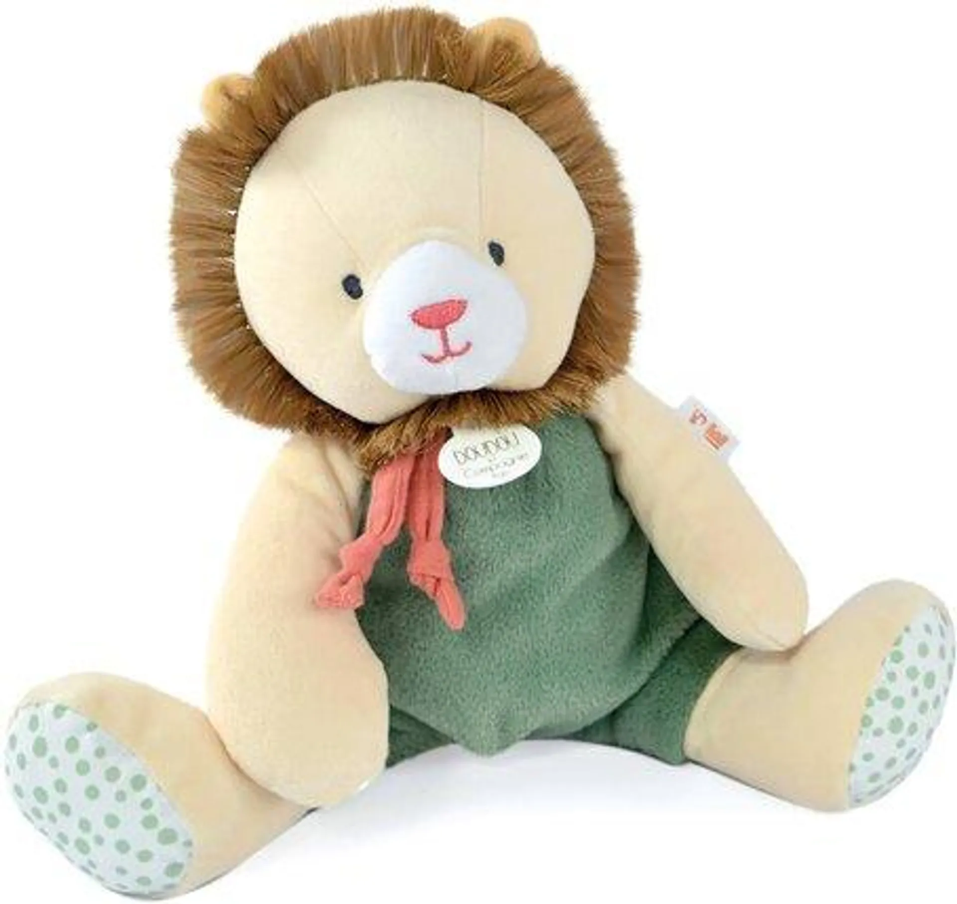 PELUCHE PANTIN LION COULEUR SAVANE 30 CM