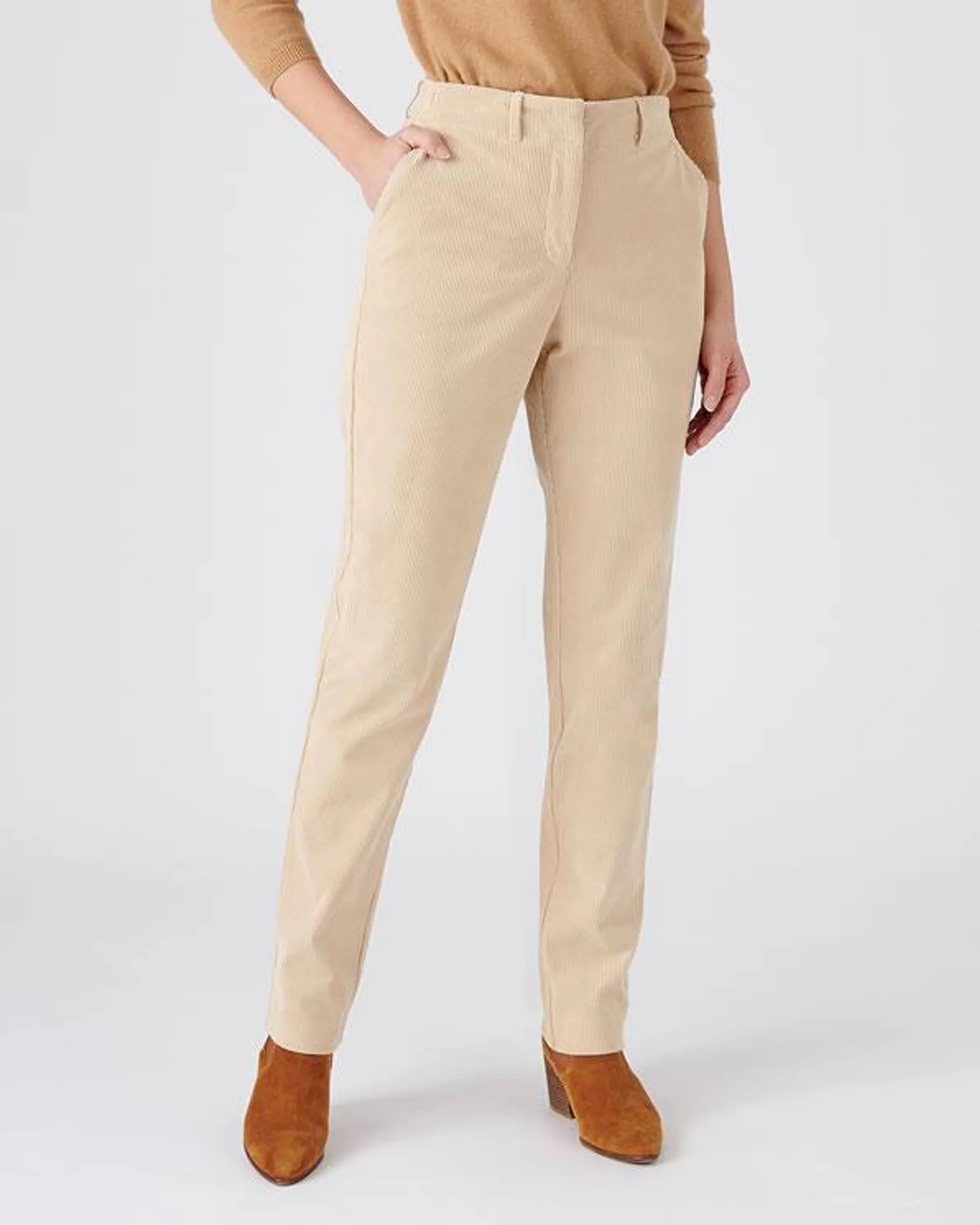 Broek chino velours