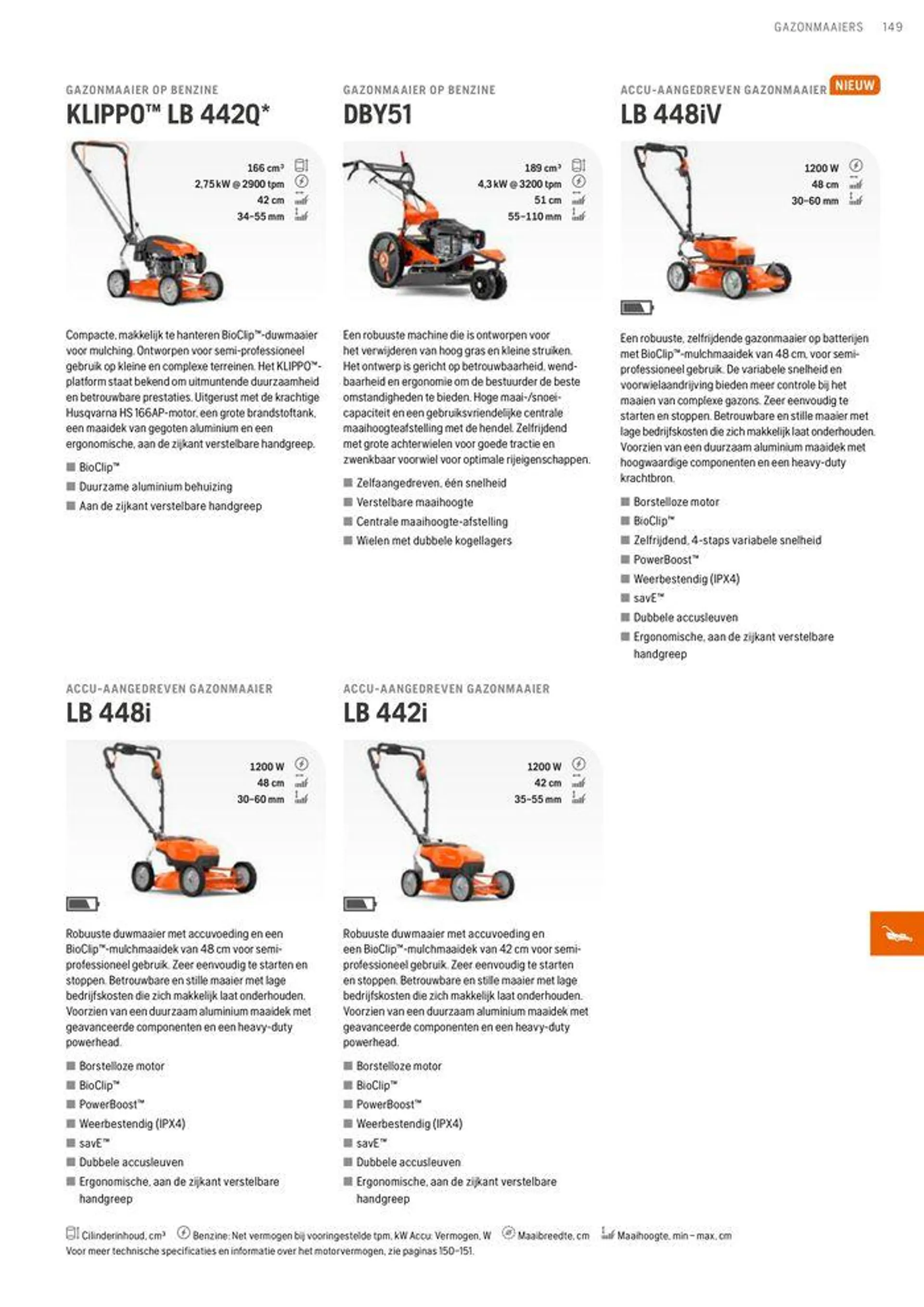 Professionele Producten 2024 van 3 april tot 31 december 2024 - folder pagina 149