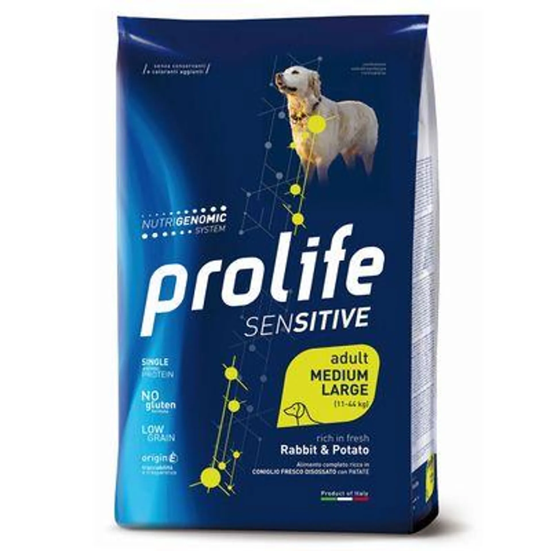 Prolife Sensitive Adulte Medium/Large Lapin et pommes de terre