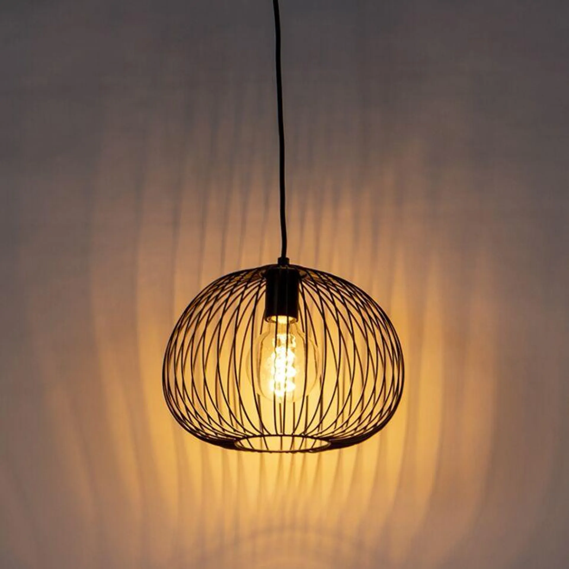 Design hanglamp zwart - Wire Dough