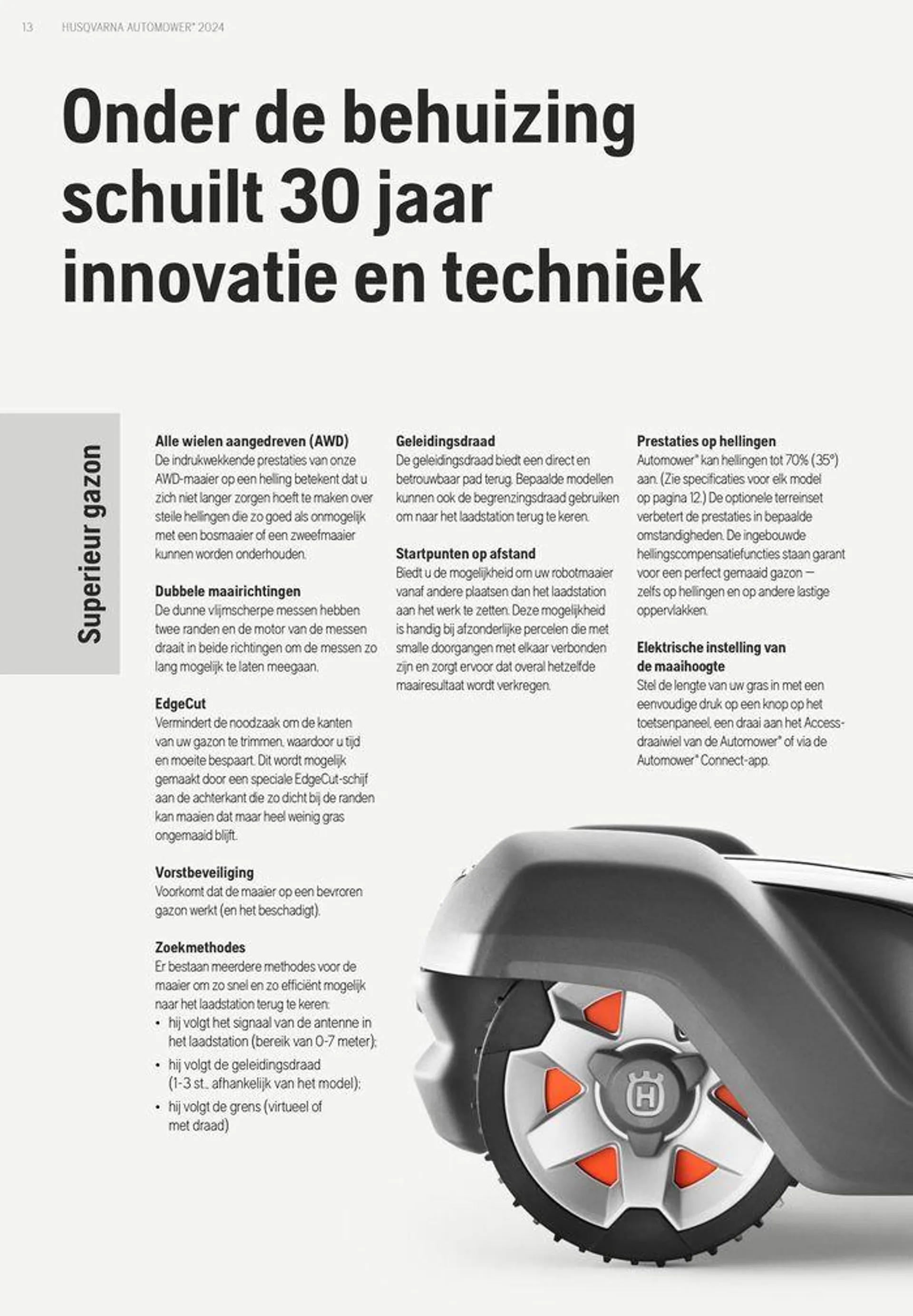 Automower Brochure 2024 van 3 april tot 31 december 2024 - folder pagina 13