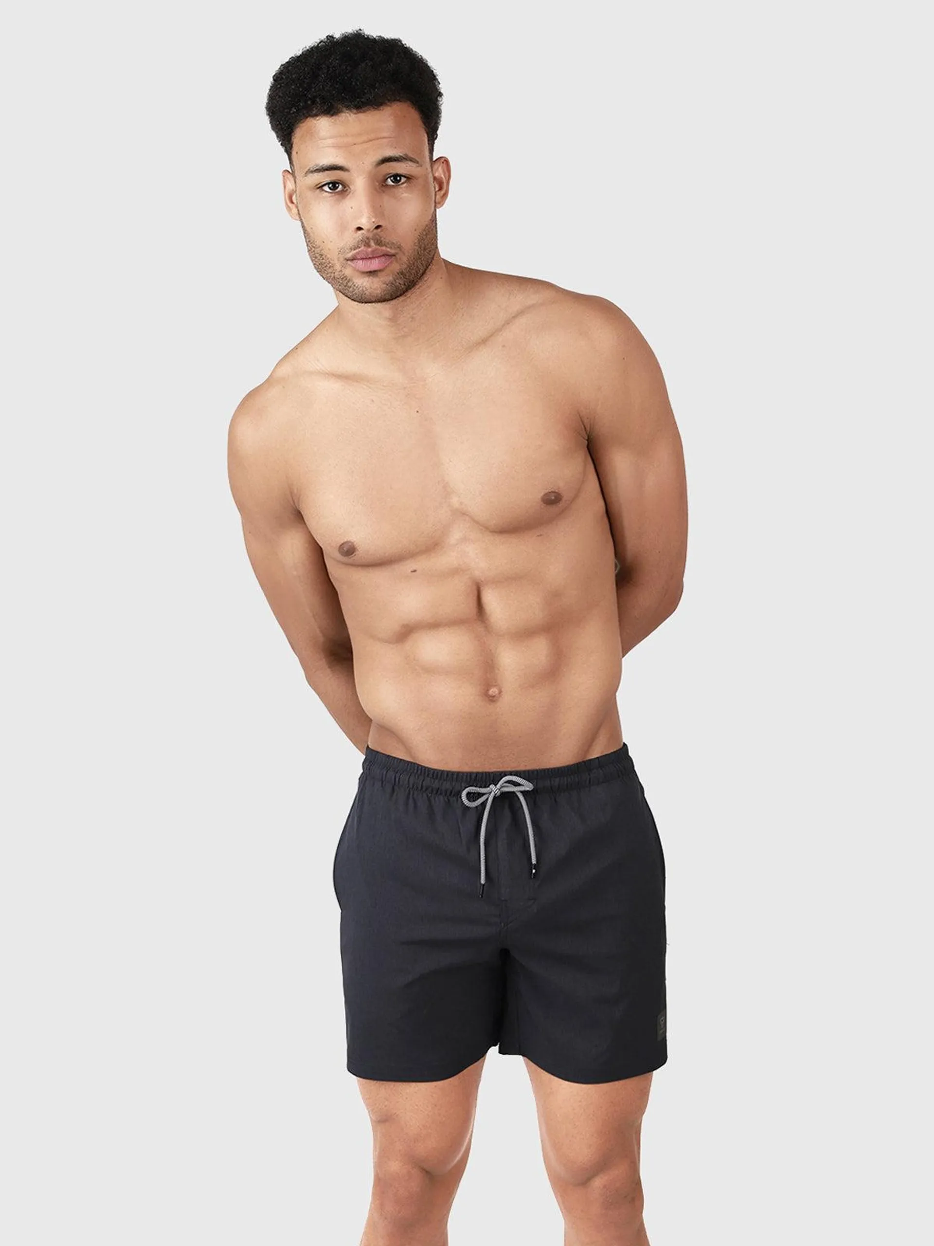 Volleyer Men Swim Shorts | Black