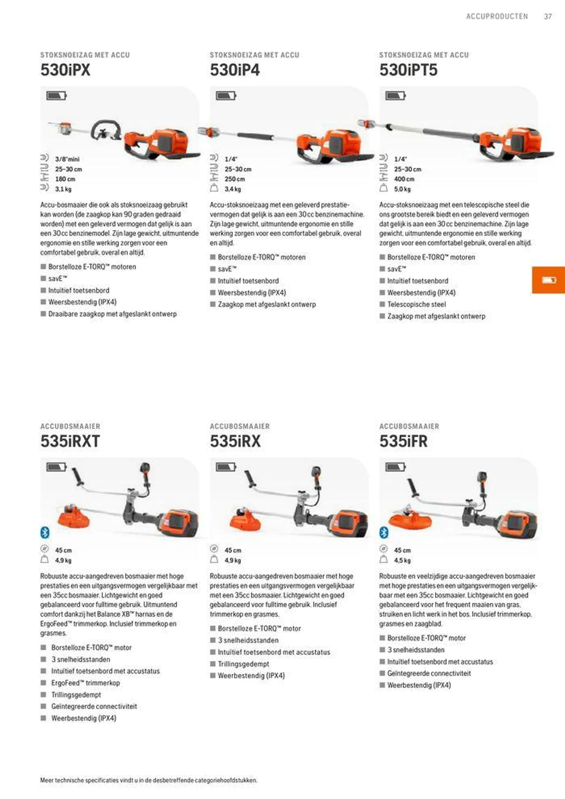 Professionele Producten 2024 van 3 april tot 31 december 2024 - folder pagina 37