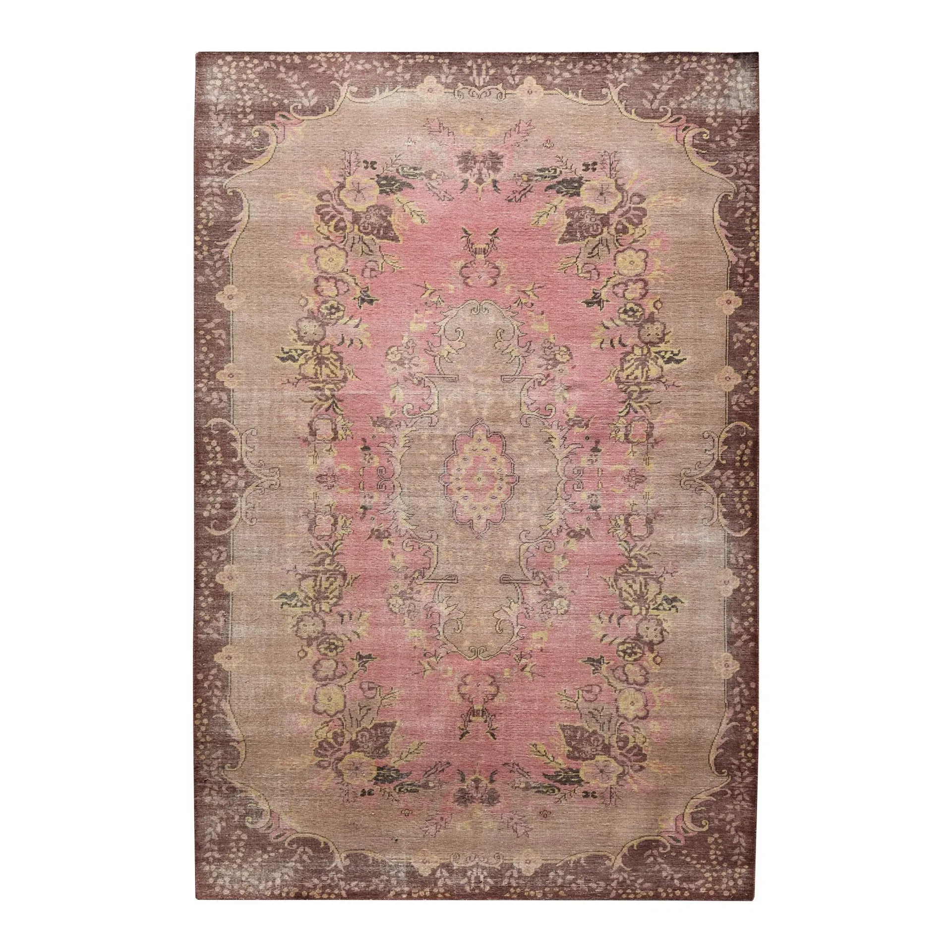 HKliving Wool Knitted Vloerkleed 200 x 300 cm - Roze