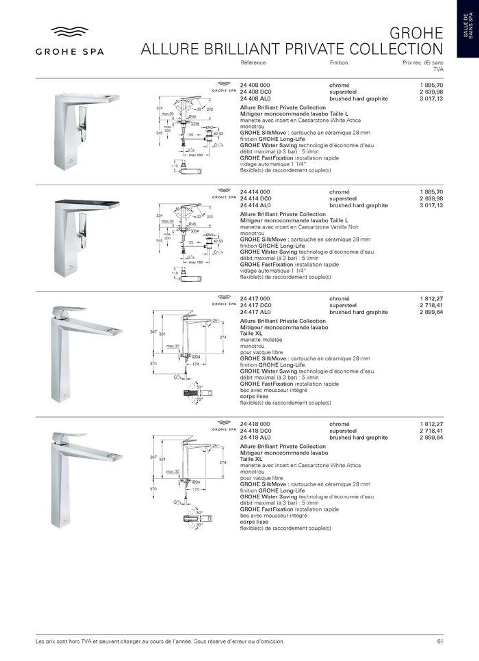 CATALOGUE 2024 van 2 februari tot 31 januari 2025 - folder pagina 61