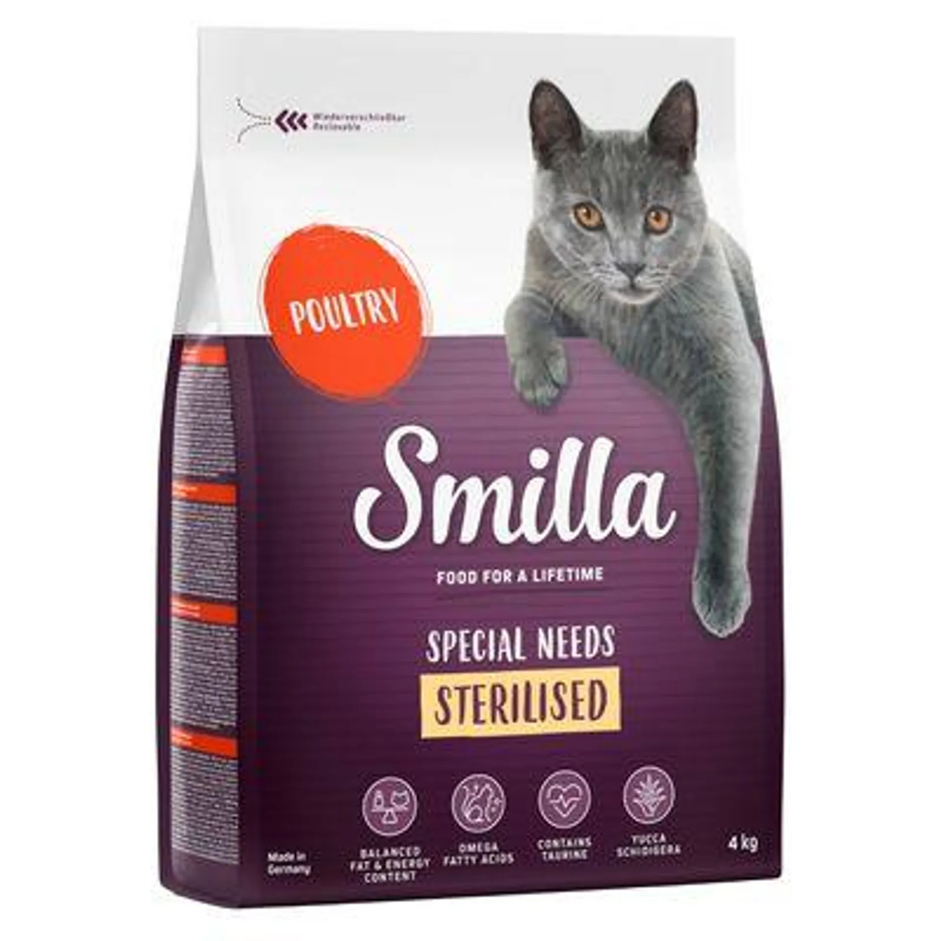 Croquettes Smilla pour chat 3 kg + 1 kg offert !