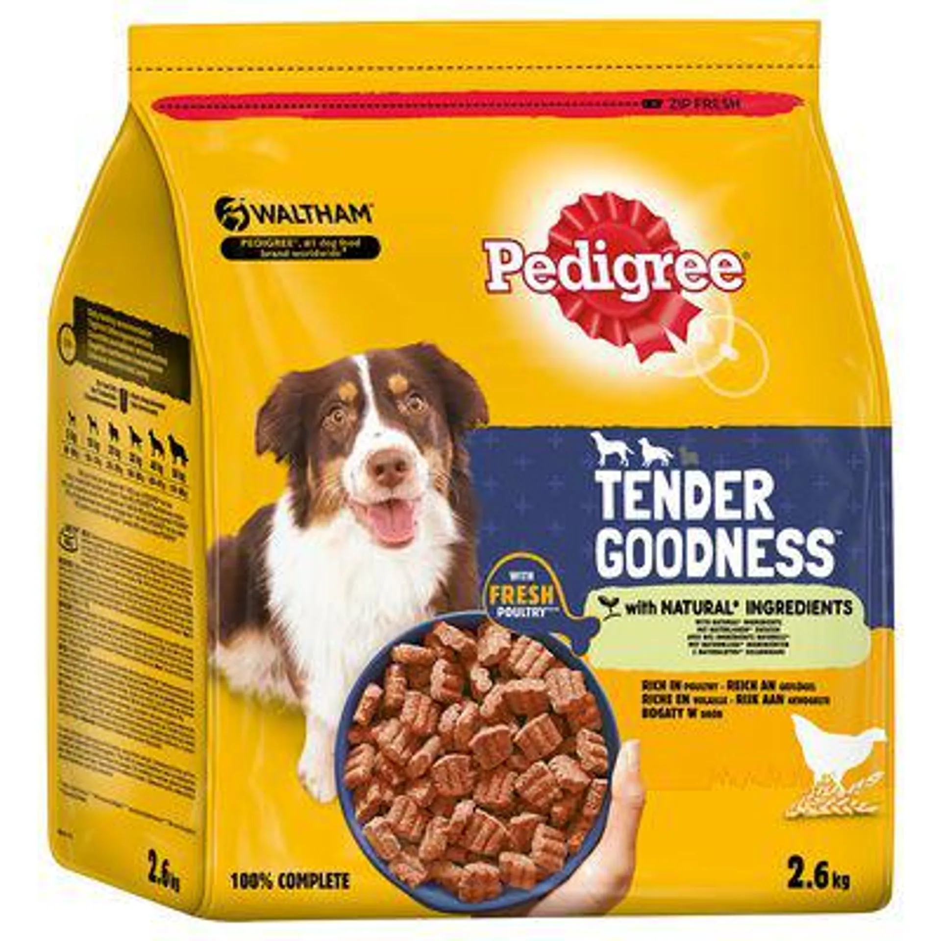 Croquettes Pedigree Tender Goodness 2,6 kg pour chien : 20 % de remise !