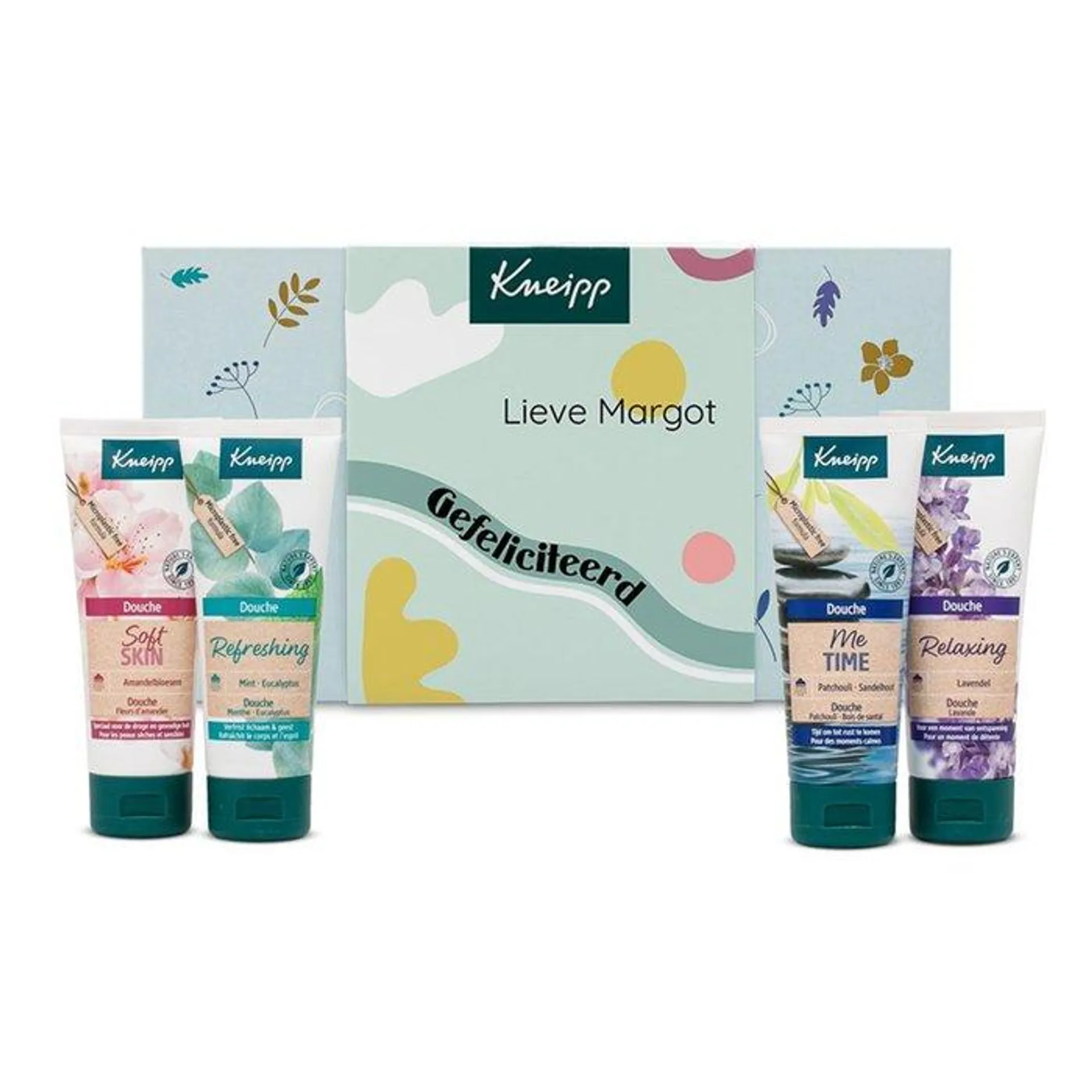 Kneipp | Giftset Douche met eigen naam | Gefeliciteerd