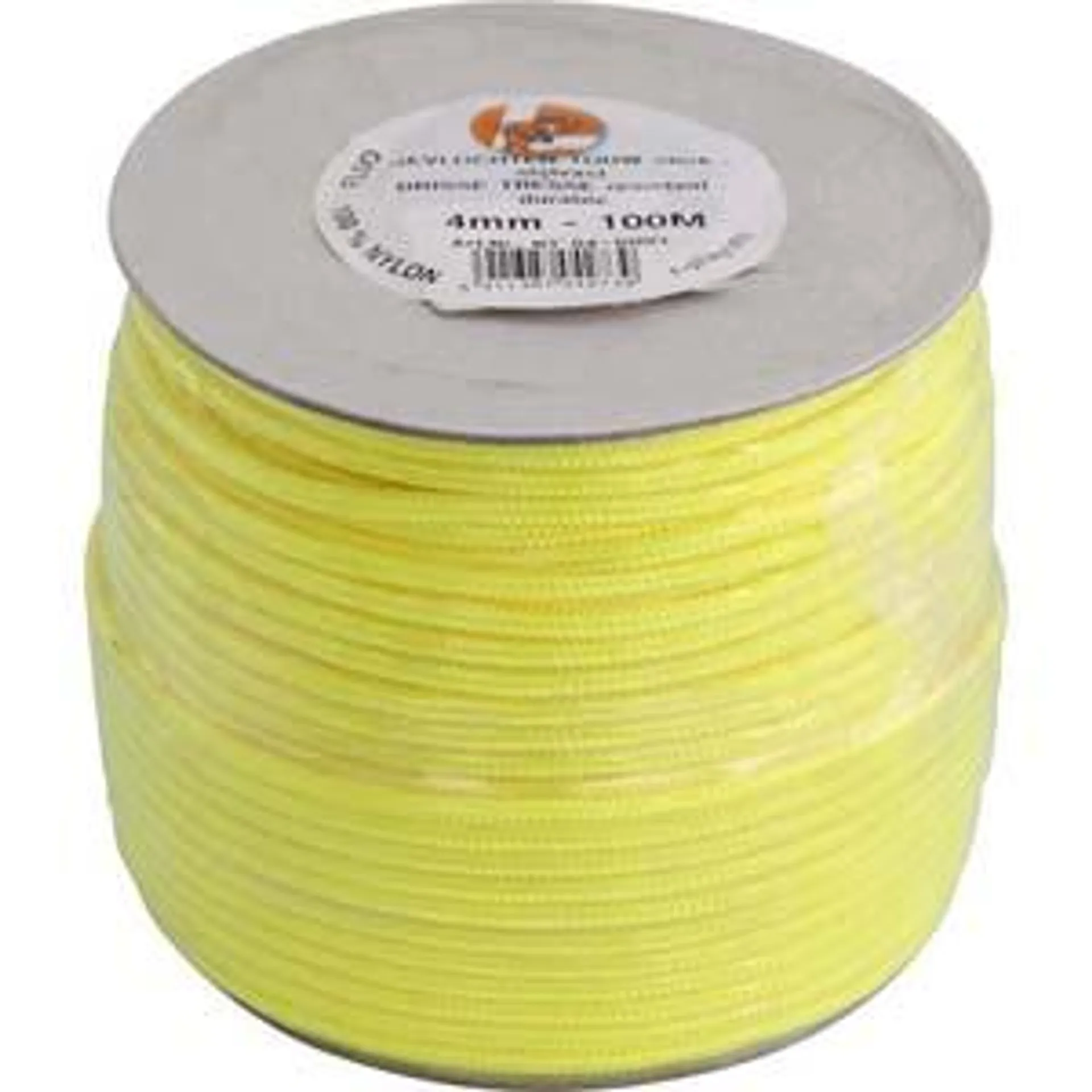 Corde nylon jaune fluo en bobine
