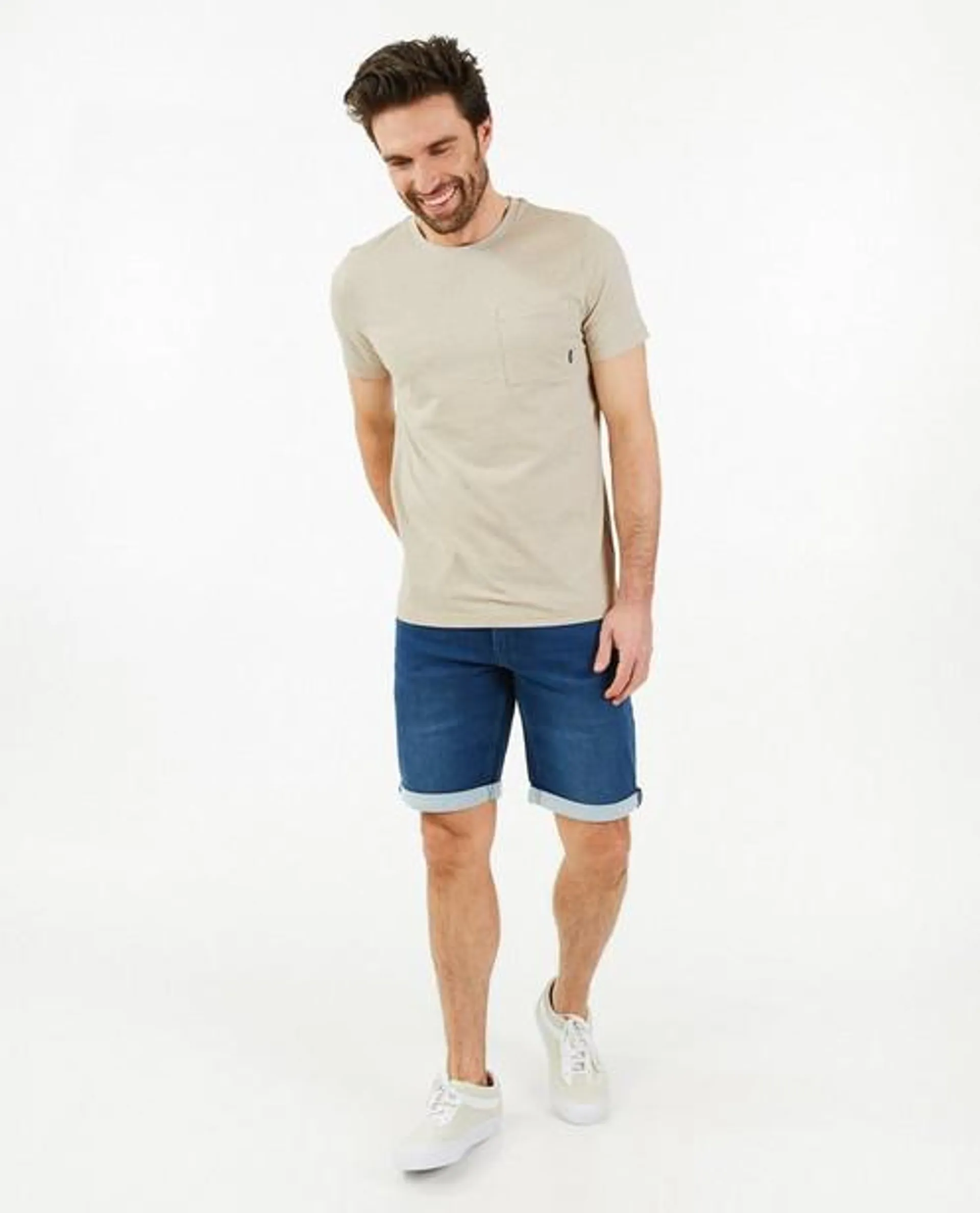 Jeansshort, slim fit