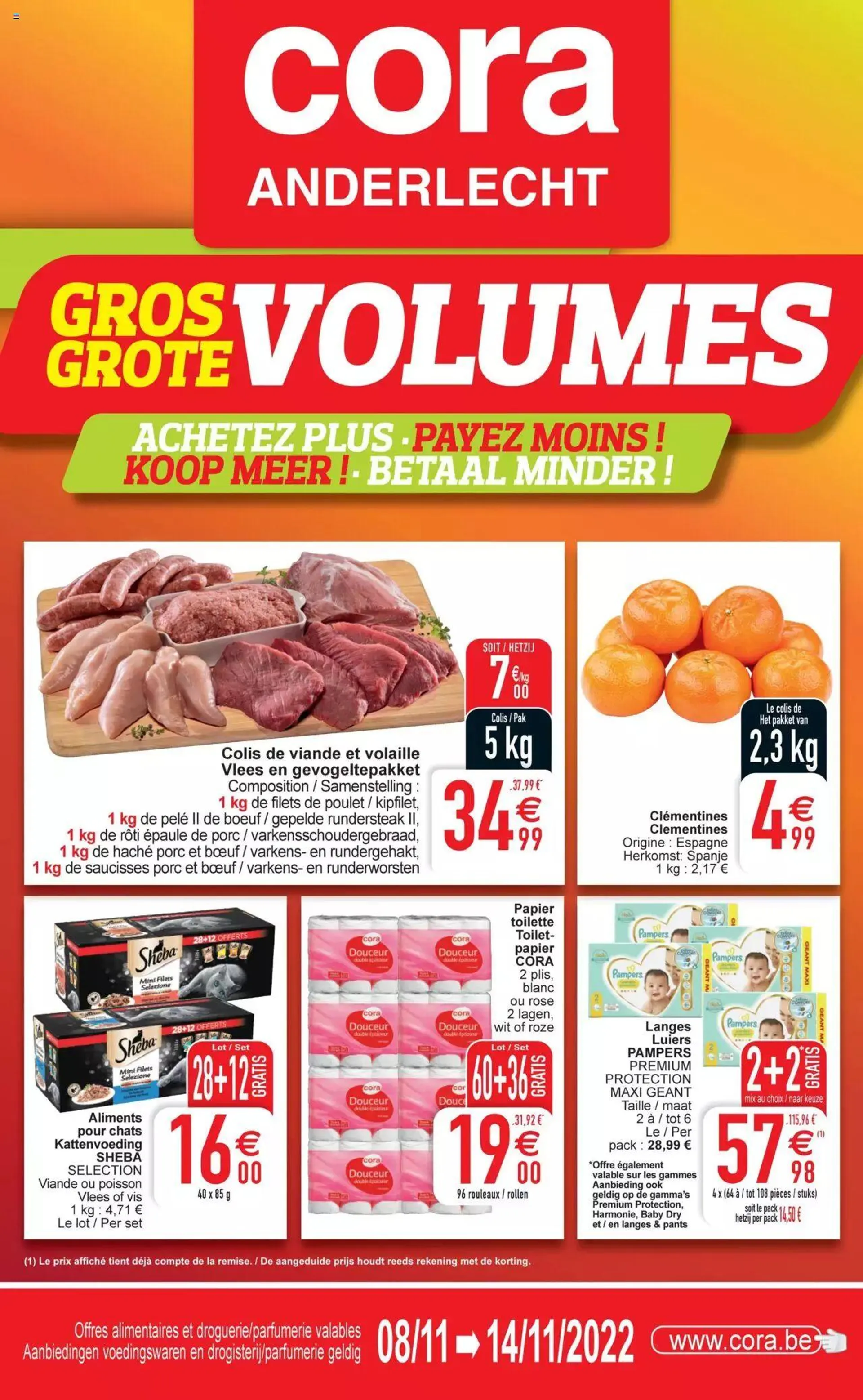 Cora - Anderlecht - Gros volumes chez / Grote volumes bij cora - 0