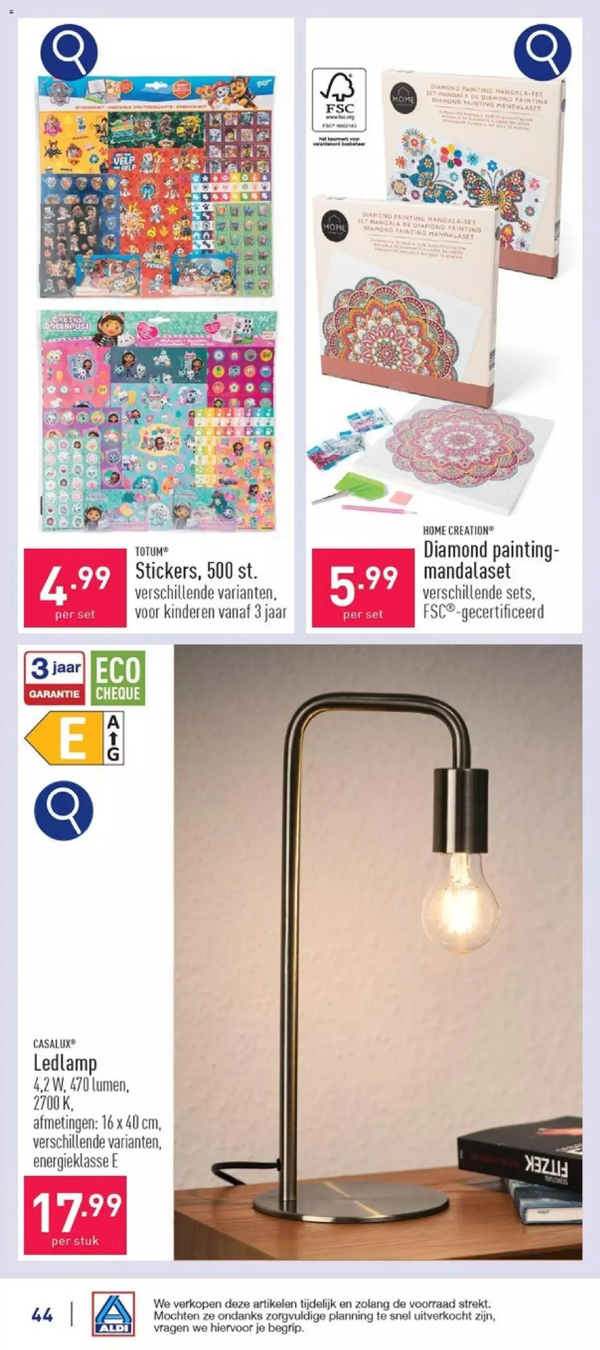 Aldi folder week 16 van 20 april tot 31 december 2024 - folder pagina 44