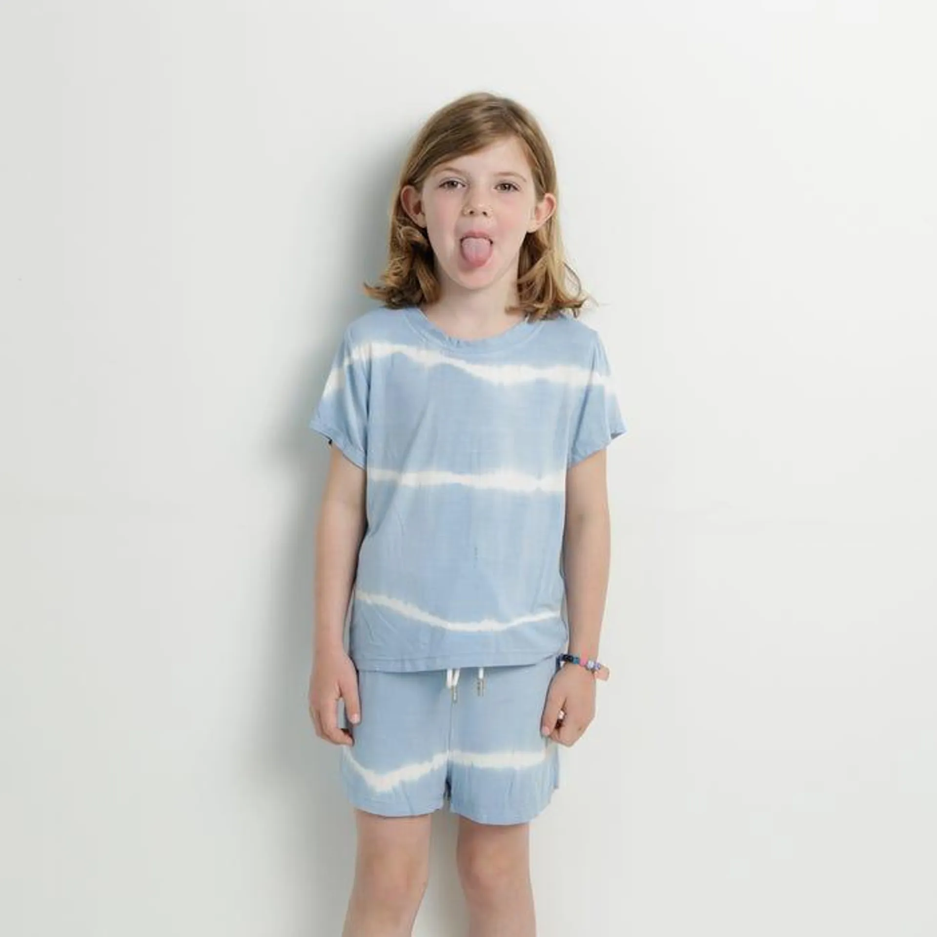 Kids tie dye short