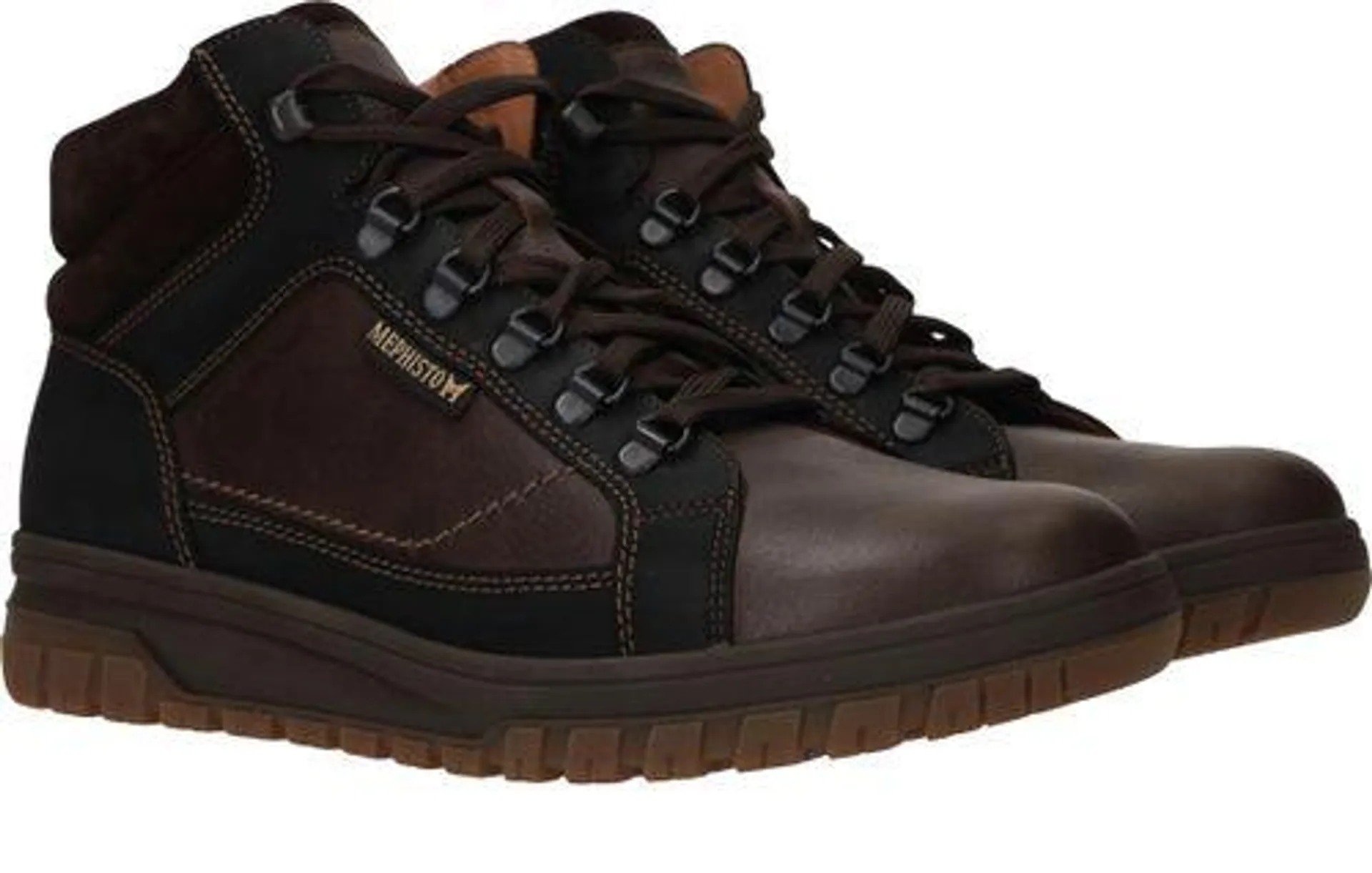 Mephisto Pitt Veterschoenen Bruin Heren