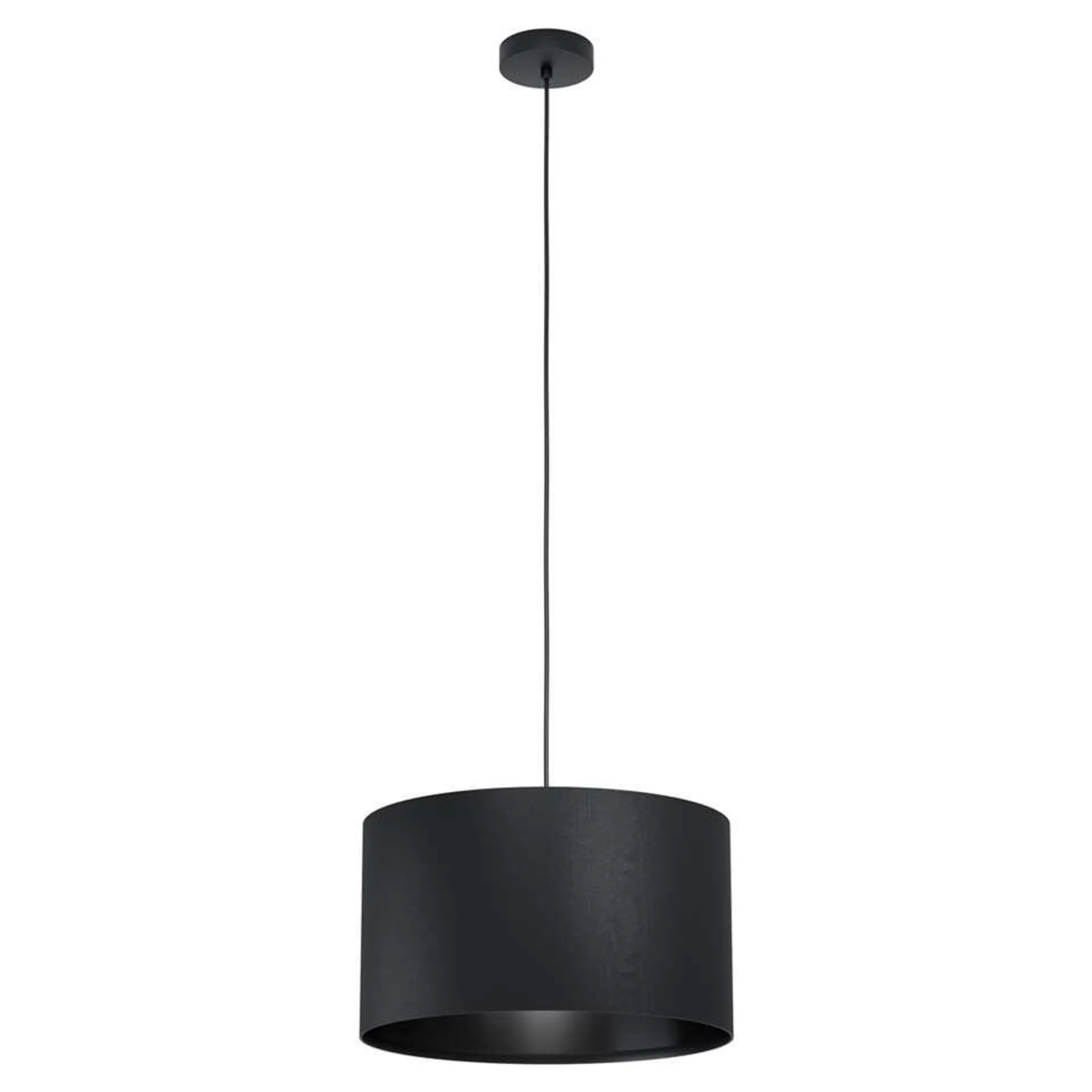 EGLO hanglamp Maserlo - zwart - Ø38 cm