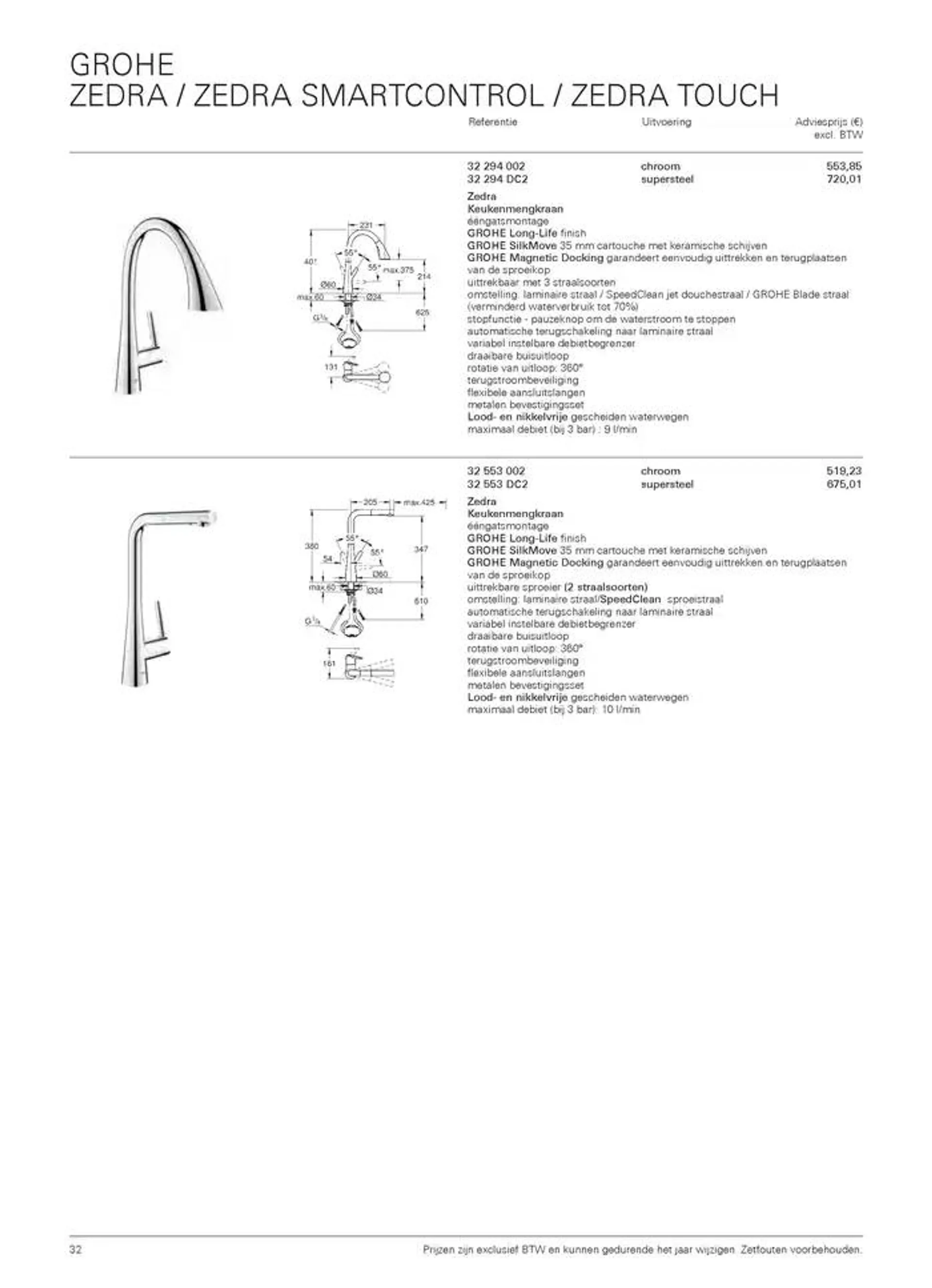 Catalogus Keuken van 16 oktober tot 31 december 2024 - folder pagina 32