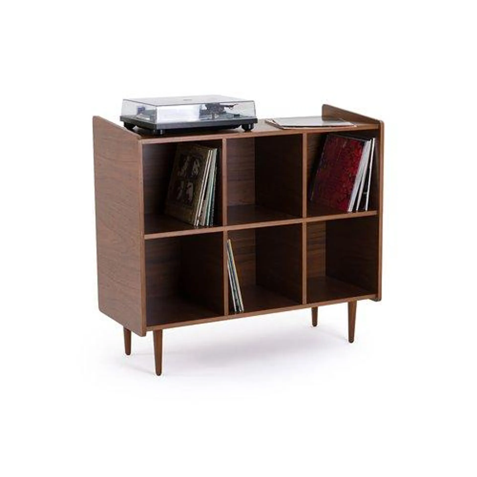 Meuble vintage pour vinyles L113 cm, Ronda