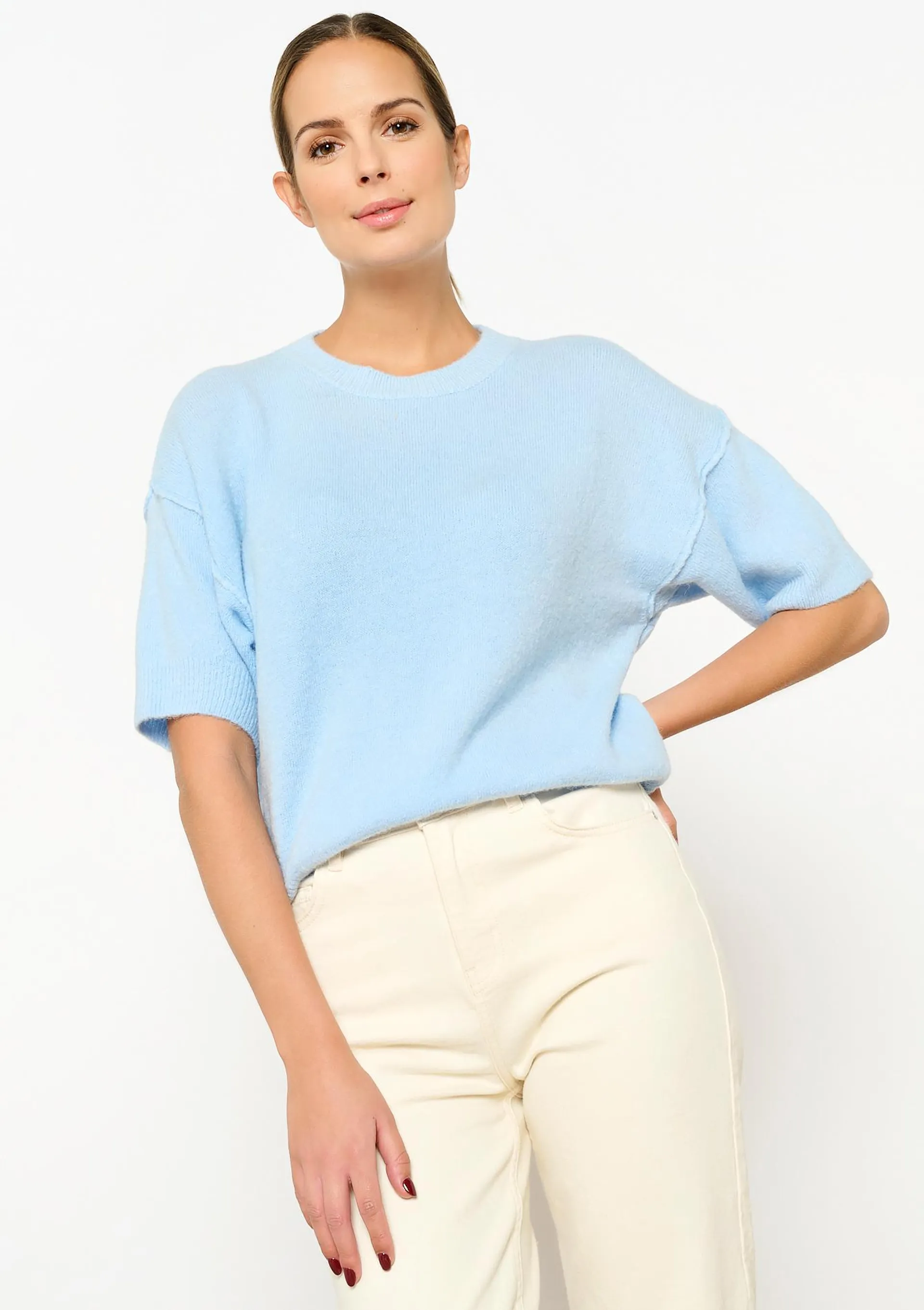 Short-sleeved pullover