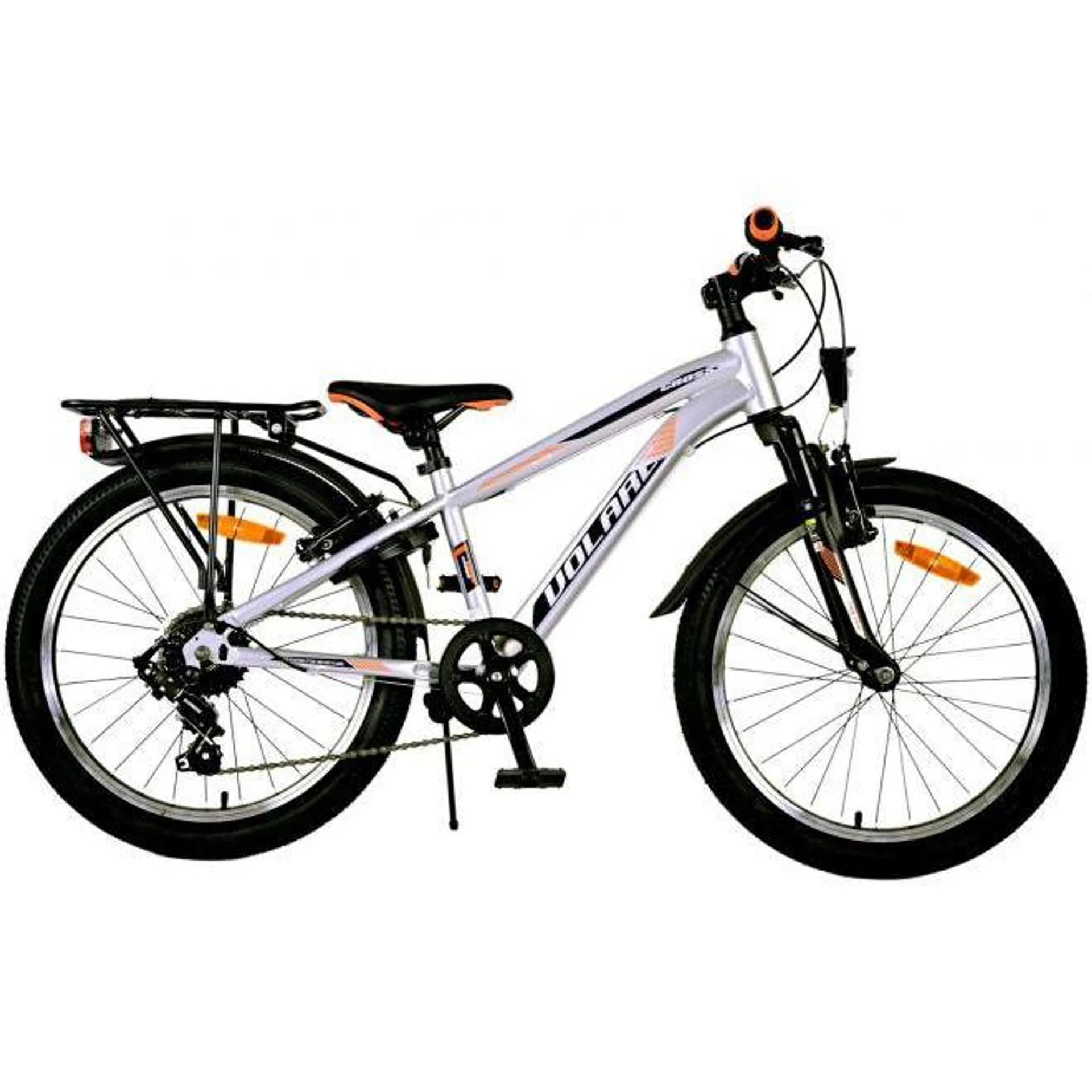 Volare Cross Kinderfiets - Jongens - 20 inch - Zilver - 6 versnellingen