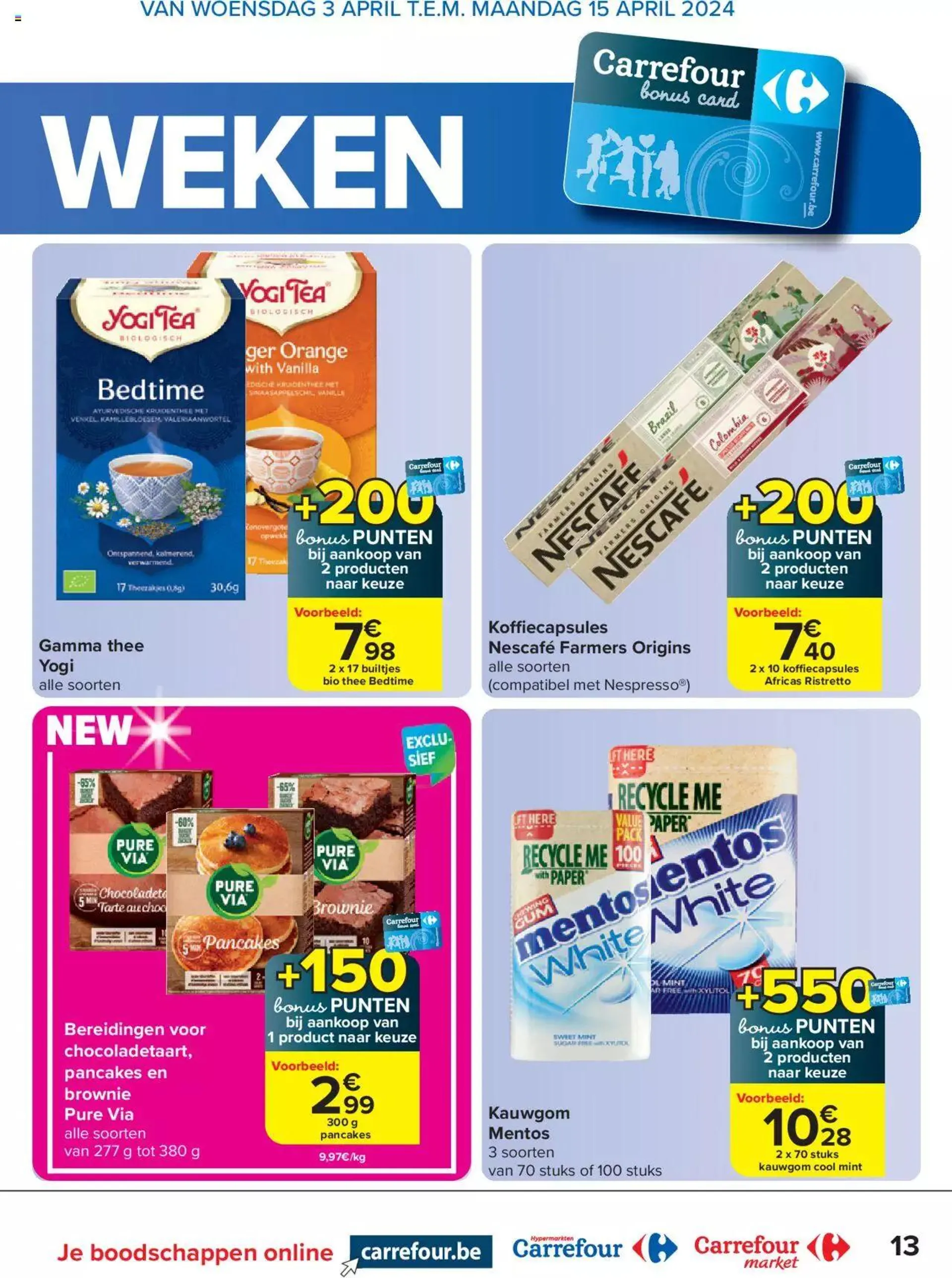 Carrefour Special Bonus Punten van 15 april tot 31 december 2024 - folder pagina 13