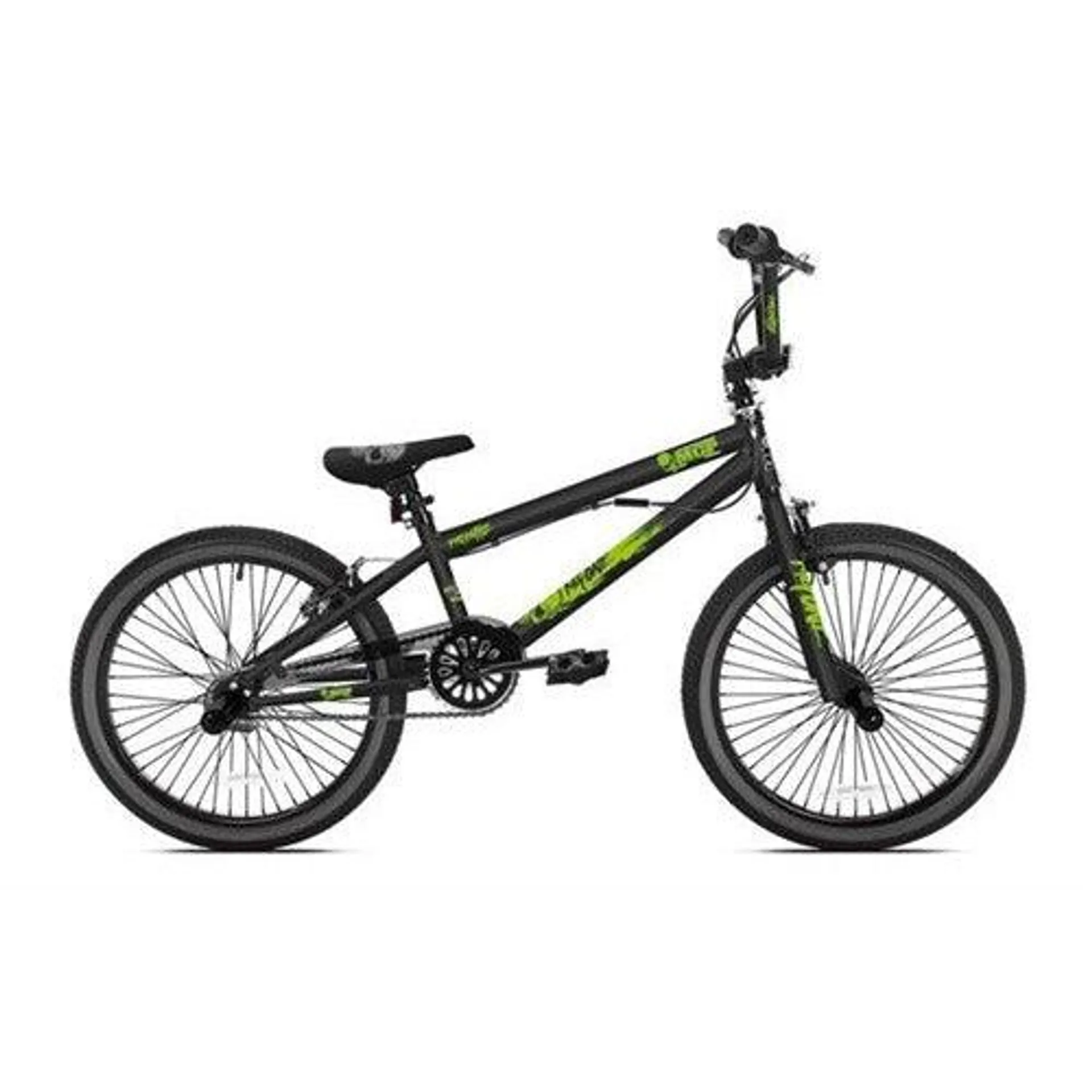 Madd 20 inch freestyle bmx fiets zwart groen (12522)